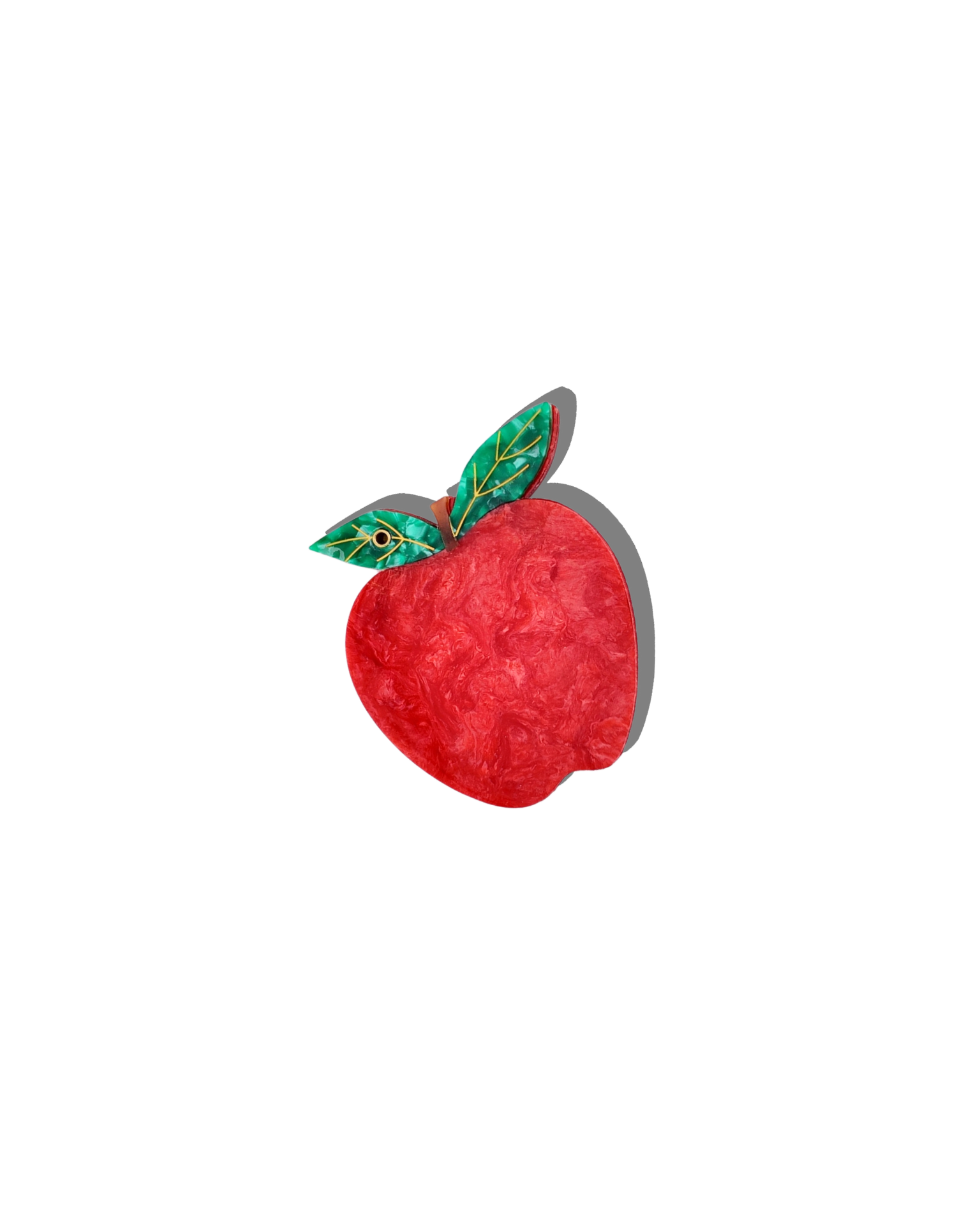 Hand-painted Apple Compact Mirror | Solar Eclipse | Mirrors