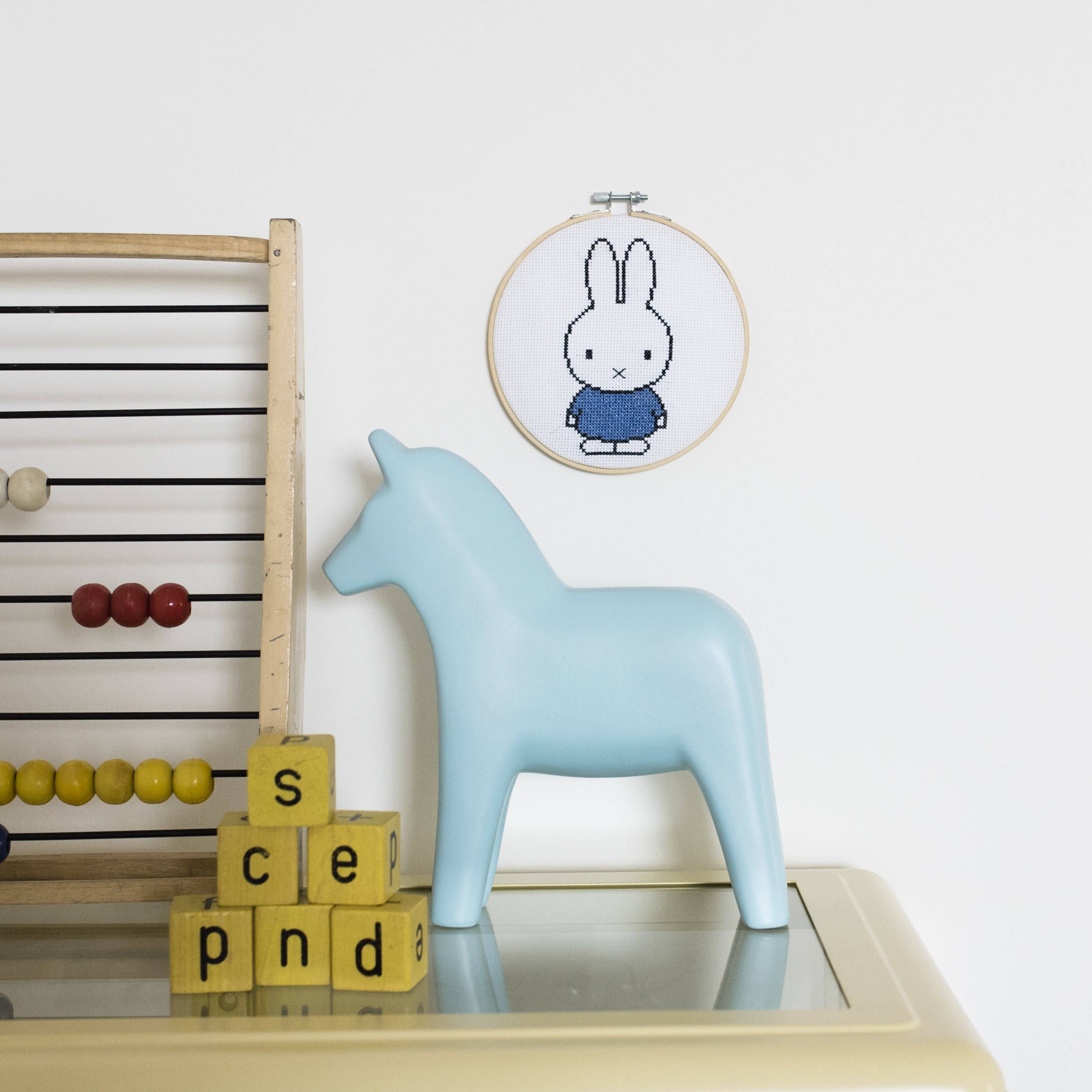 Cotton Clara Stripy Miffy cross-stitch