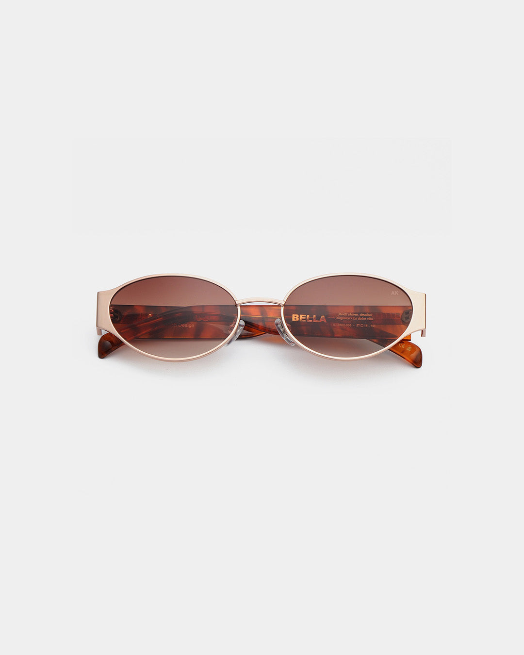 Rose Gold Havana Bella Sunglasses
