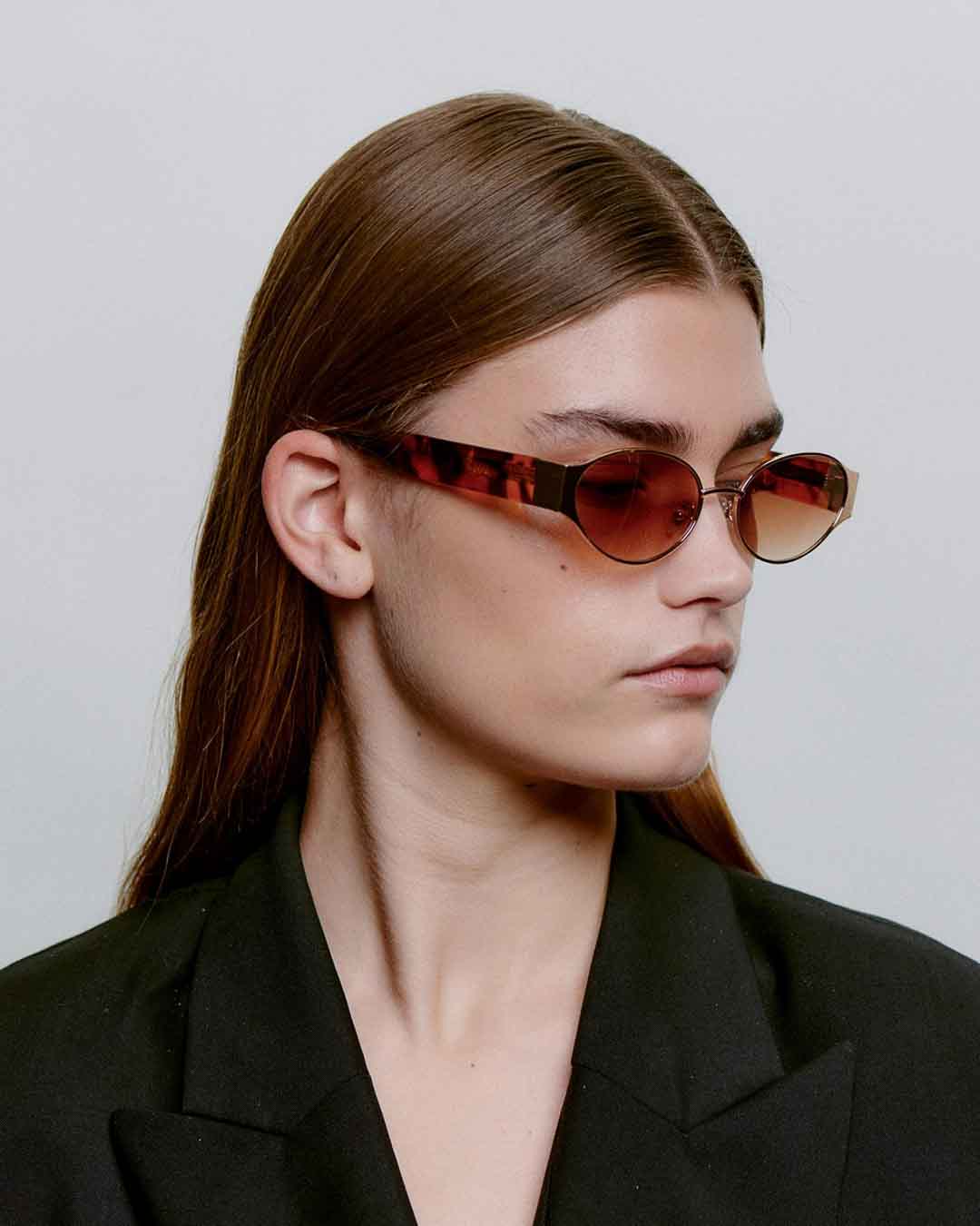 Rose Gold Havana Bella Sunglasses