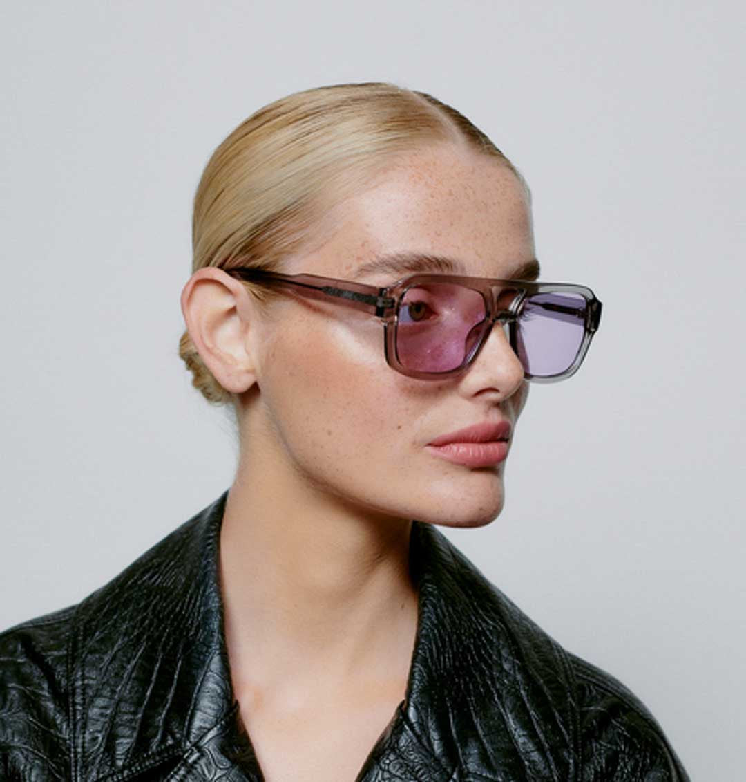 Grey Transparent Kaya Sunglasses