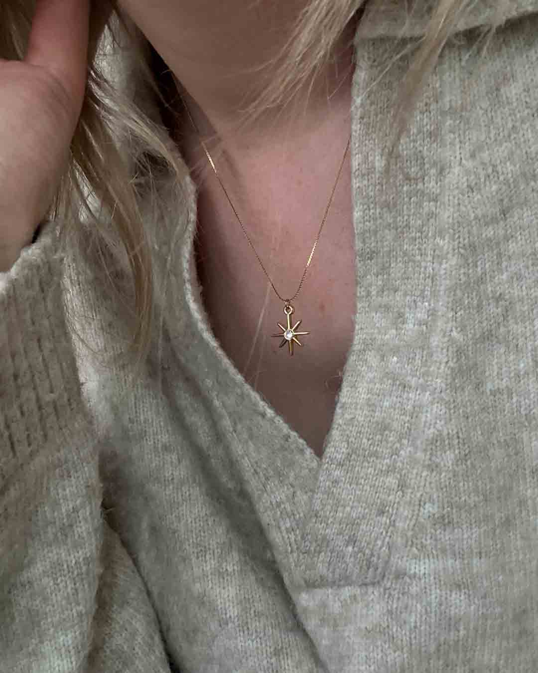 Gold Star Necklace