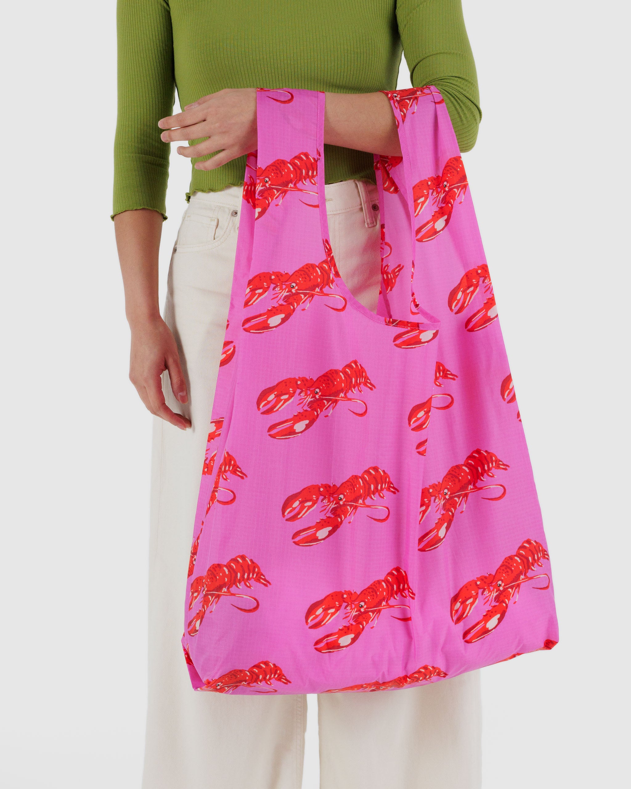 Pink Lobster Big BAGGU | BAGGU | Shopping Tote Bag