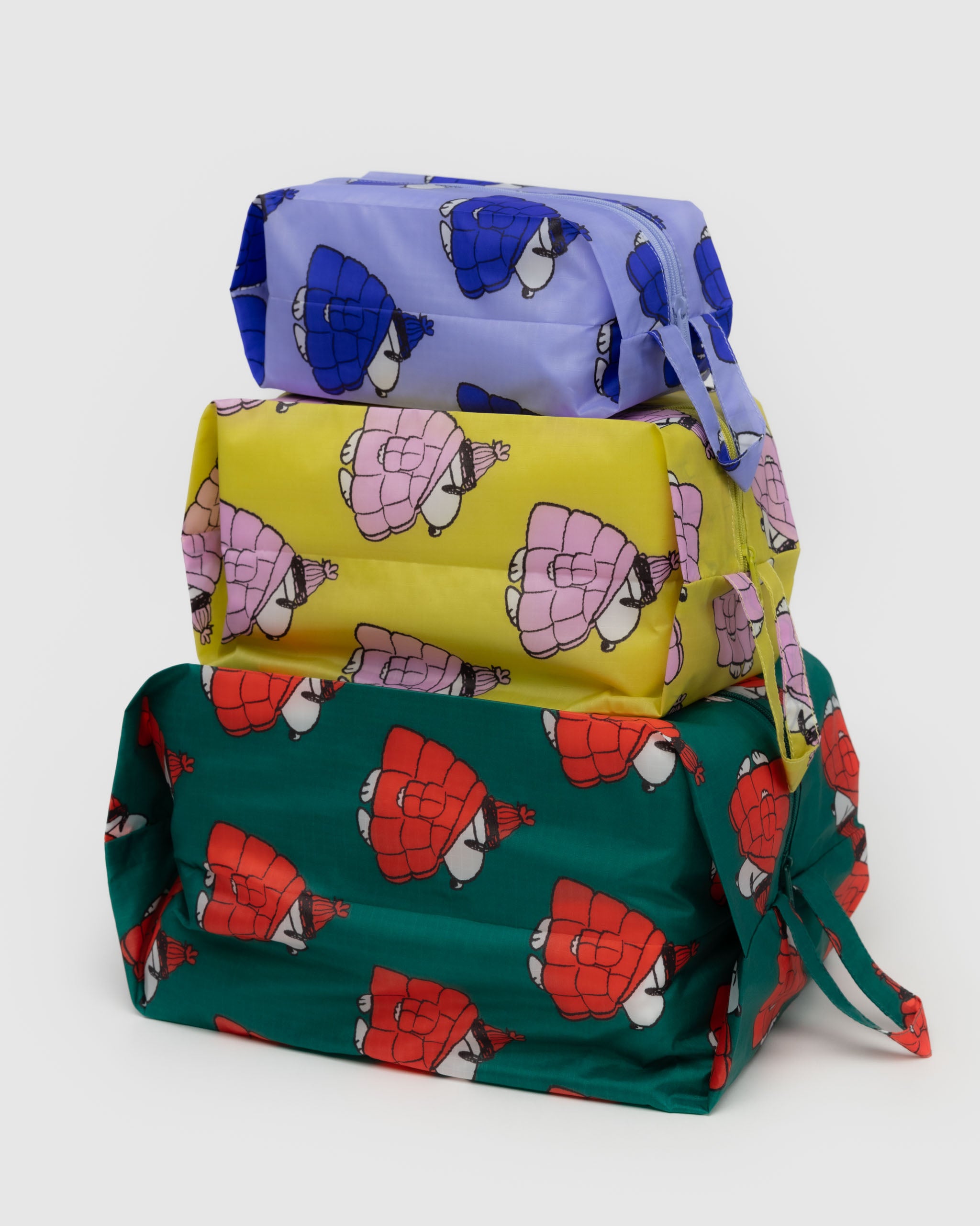Puffer Snoopy 3D Zip Set | BAGGU | Packing + Organisation