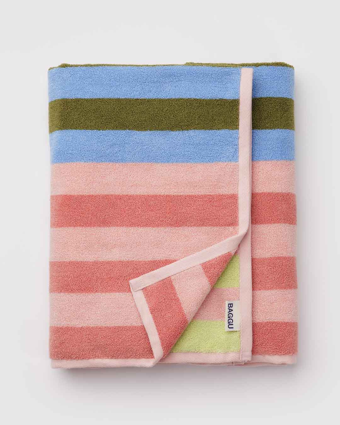 Sherbet Stripe Bath Towel BAGGU