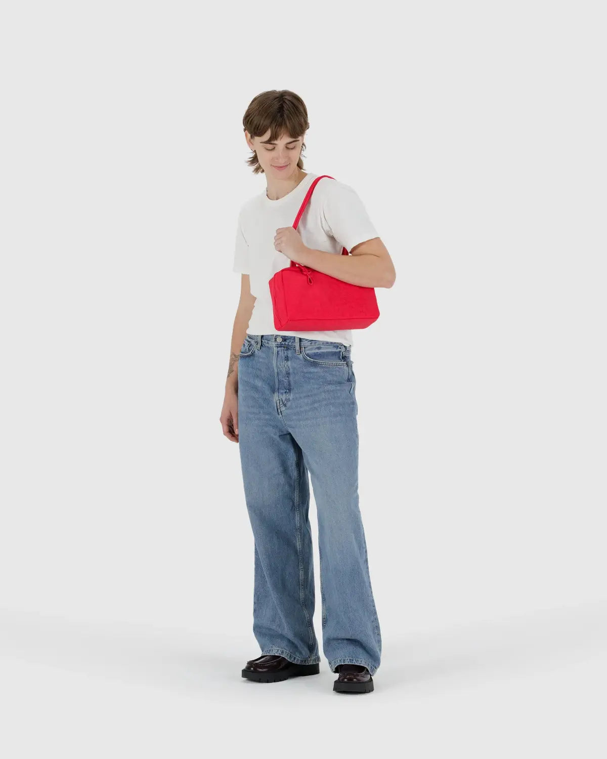 Candy Apple Nylon Bowler Bag