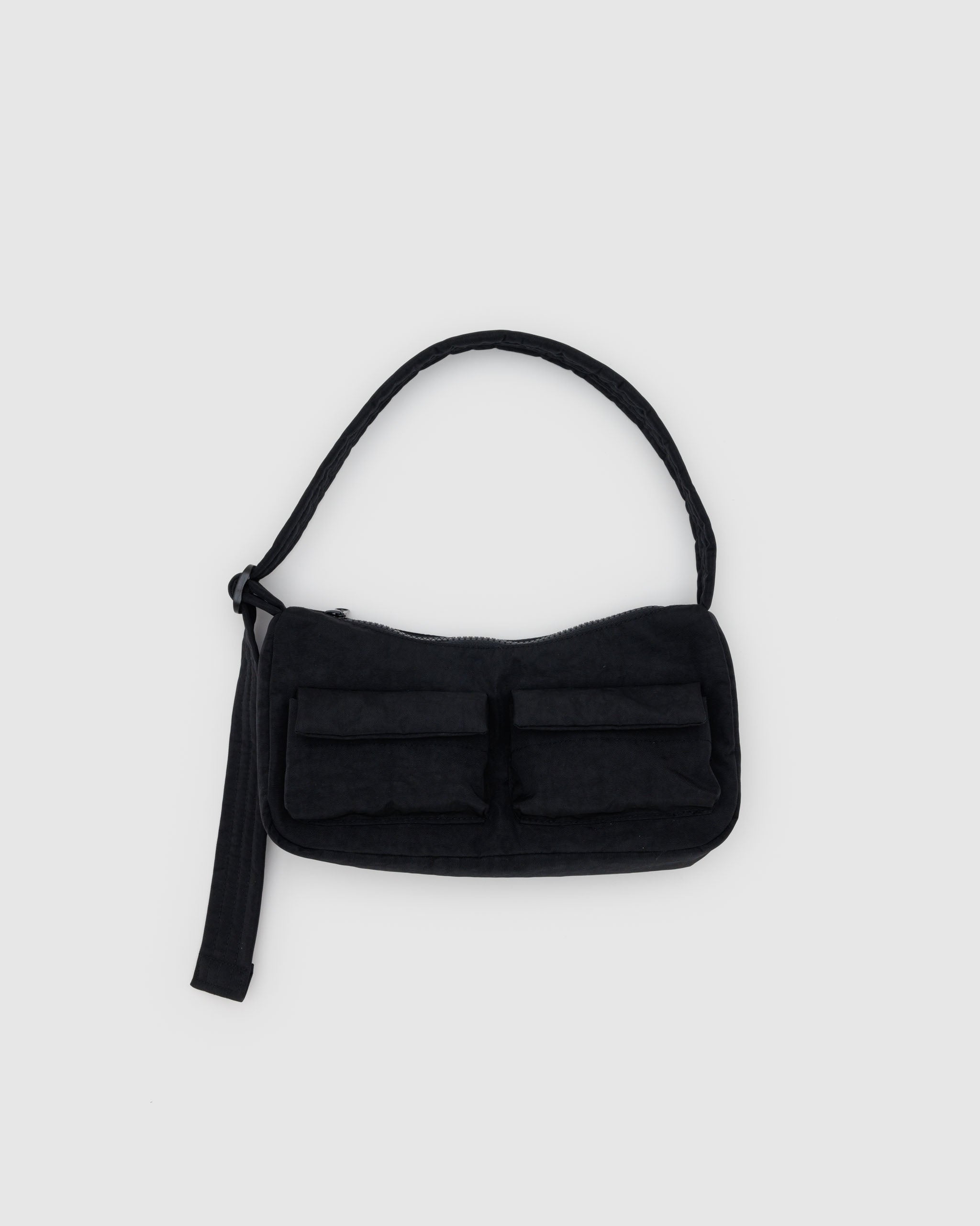 BAGGU Black Cargo Shoulder Bag | BAGGU | Shoulder Bag