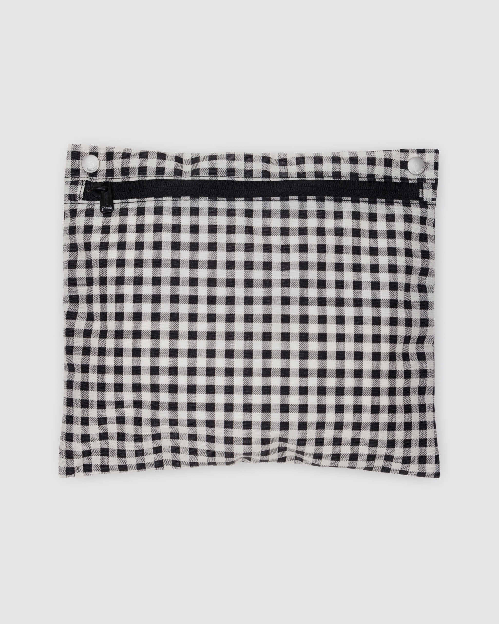 Black & White Gingham Cloud Carry-On | BAGGU | Travel Bag