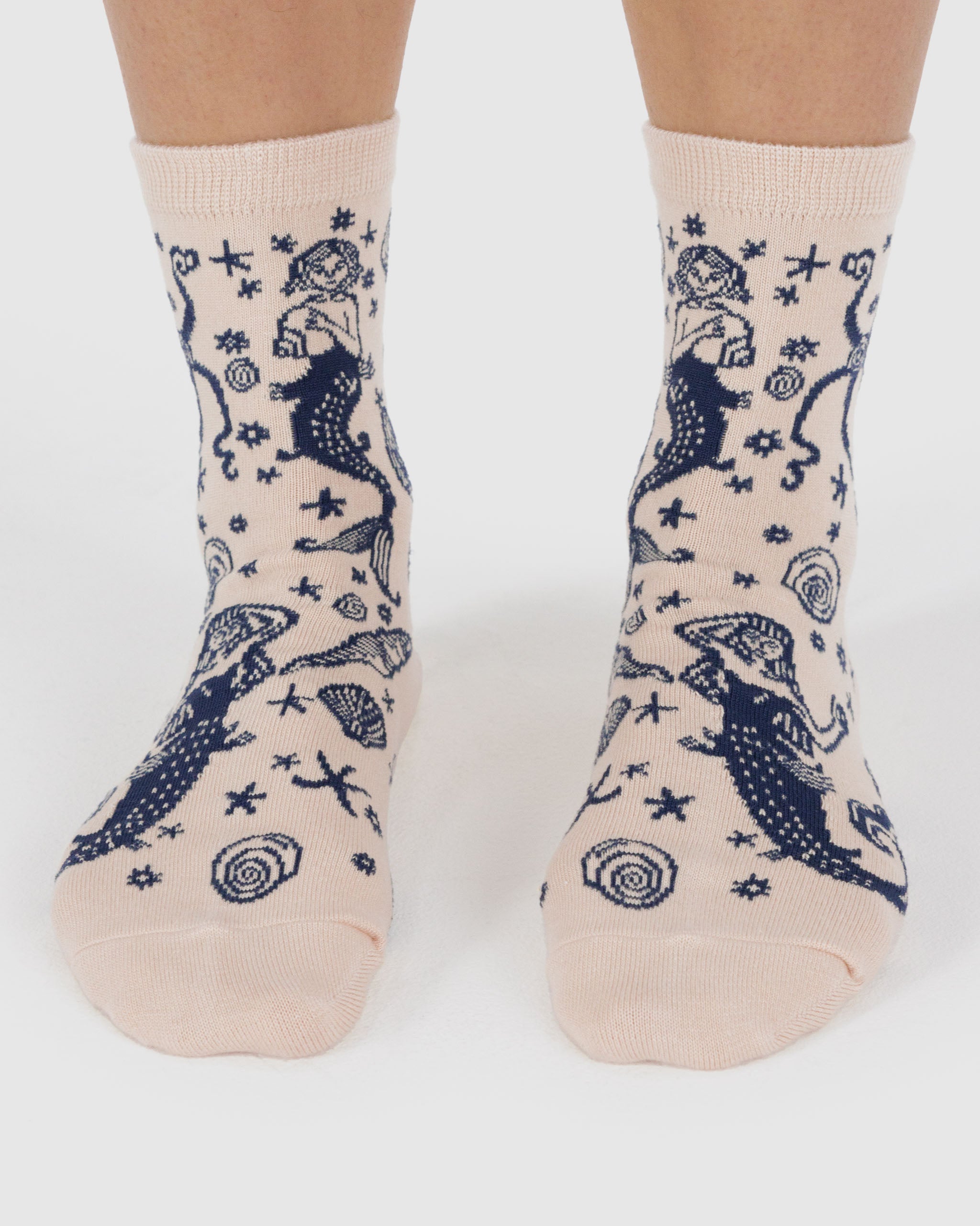 Mermaid Crew Sock | BAGGU | Socks