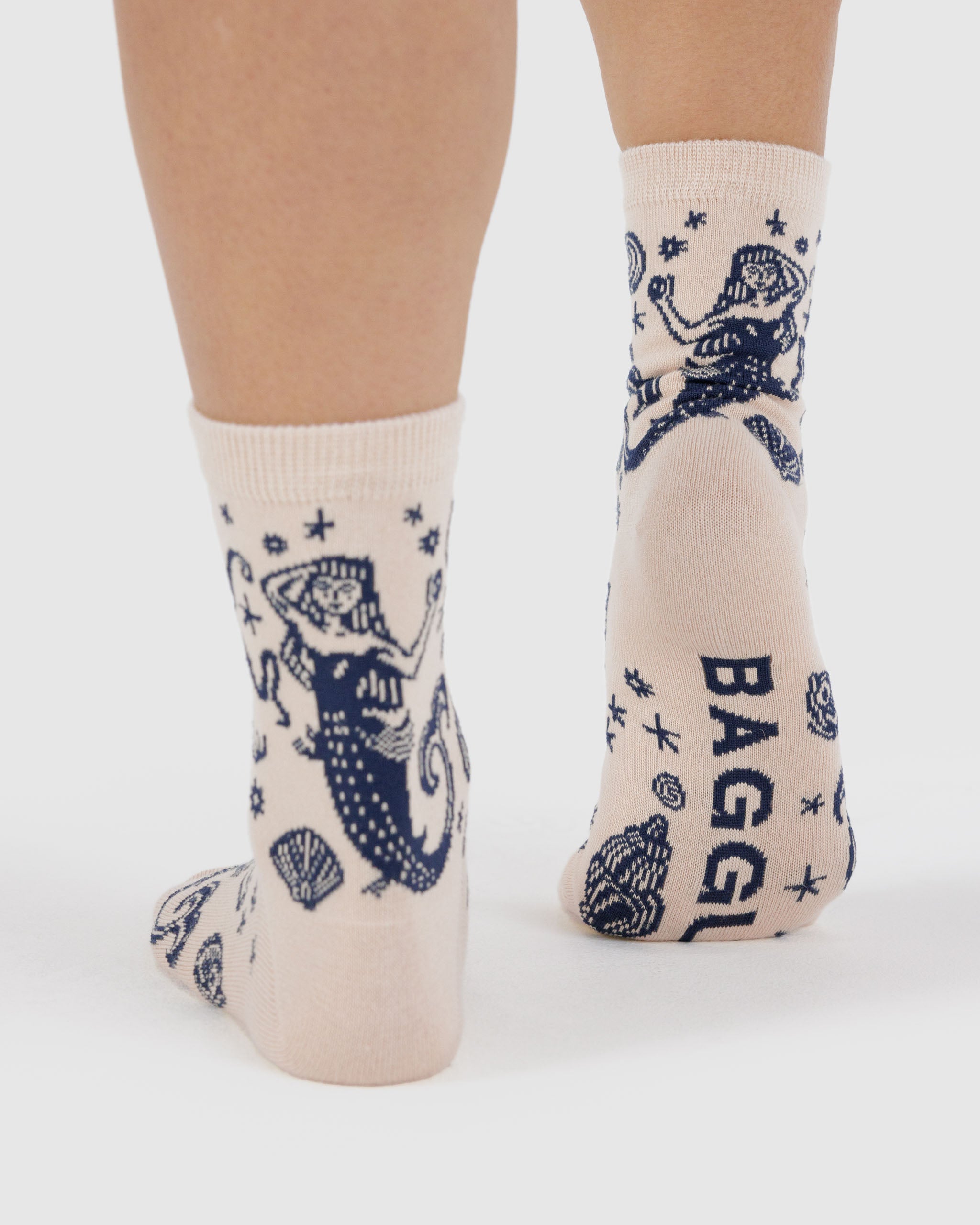 Mermaid Crew Sock | BAGGU | Socks