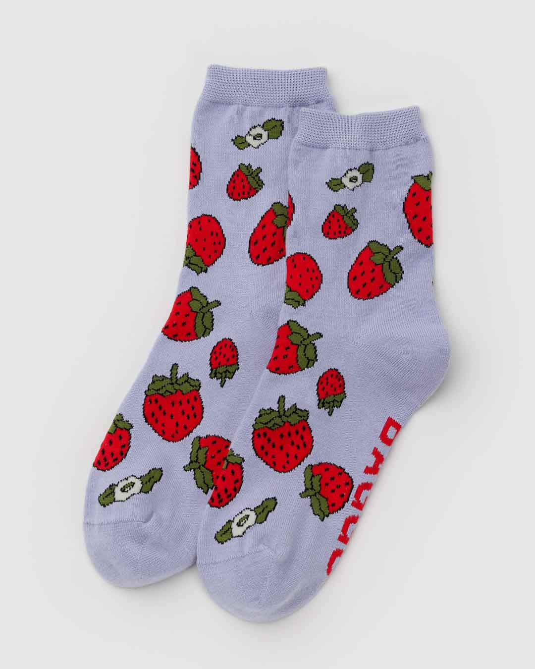 Strawberry Blossom Crew Sock BAGGU