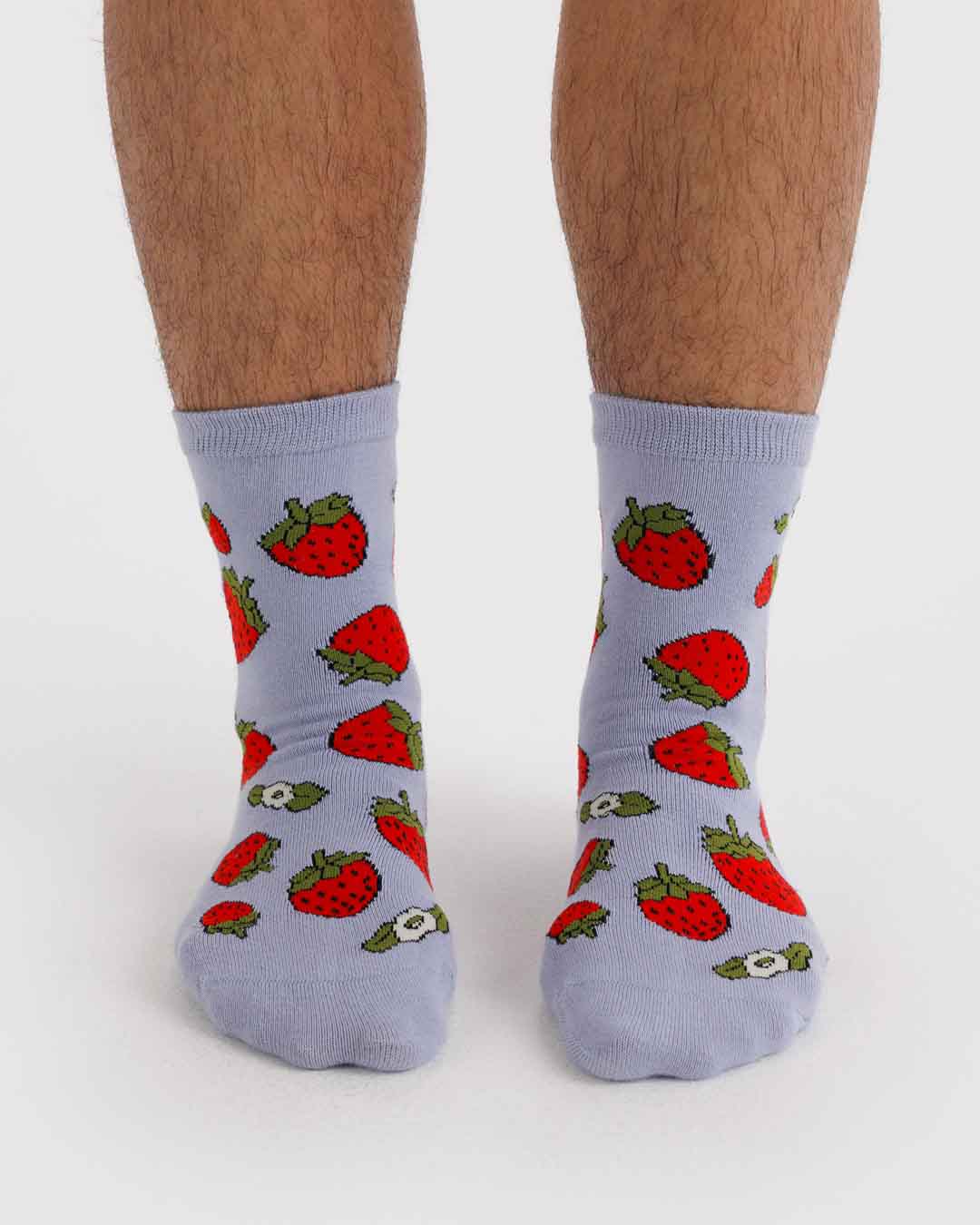 Strawberry Blossom Crew Sock BAGGU