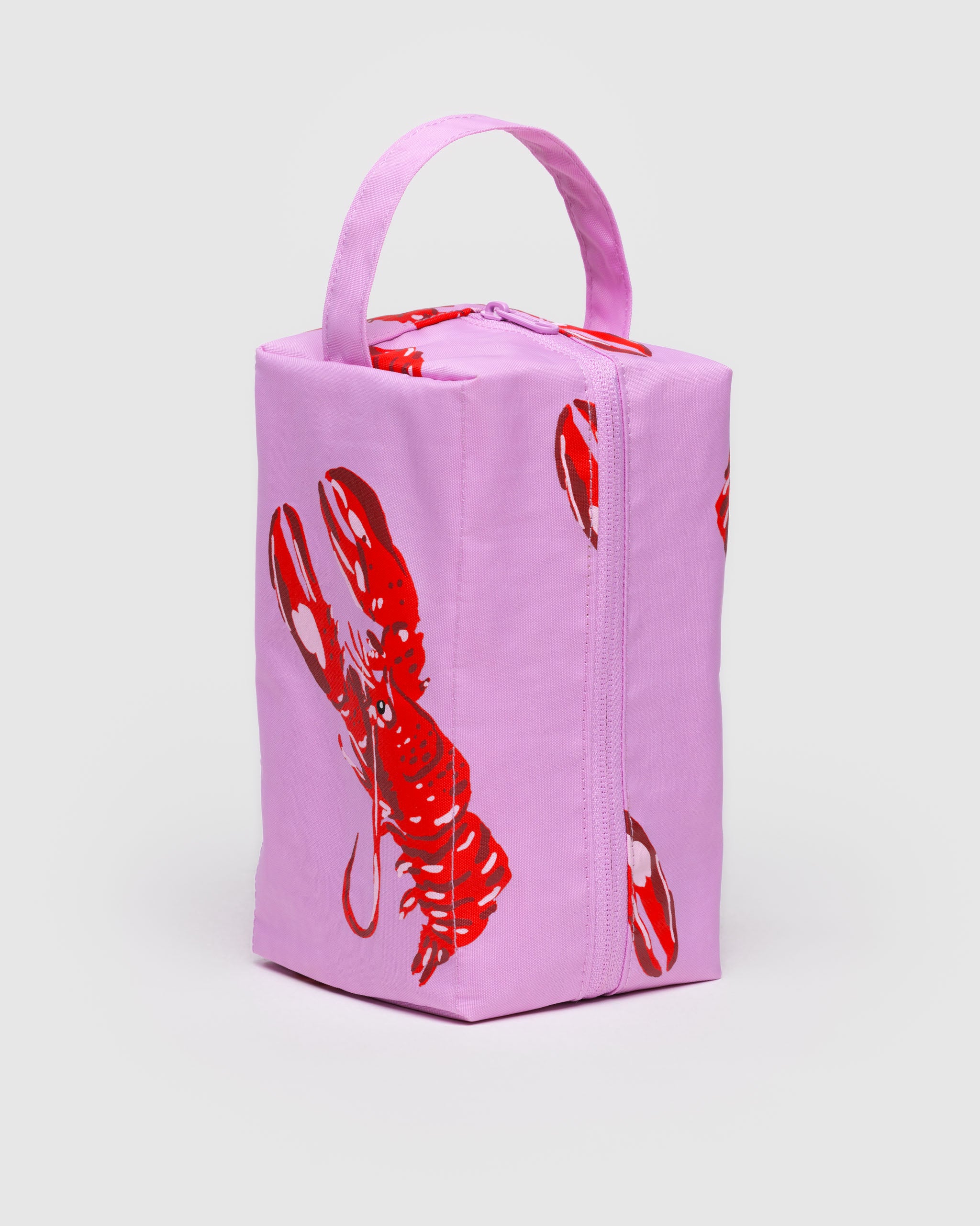 Pink Lobster Dopp Kit | BAGGU | Toiletry + Washbag