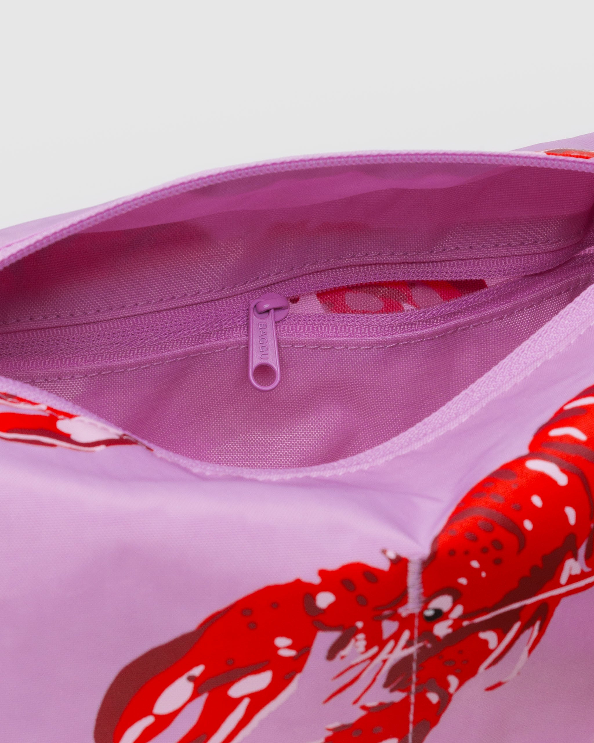 Pink Lobster Dopp Kit | BAGGU | Toiletry + Washbag