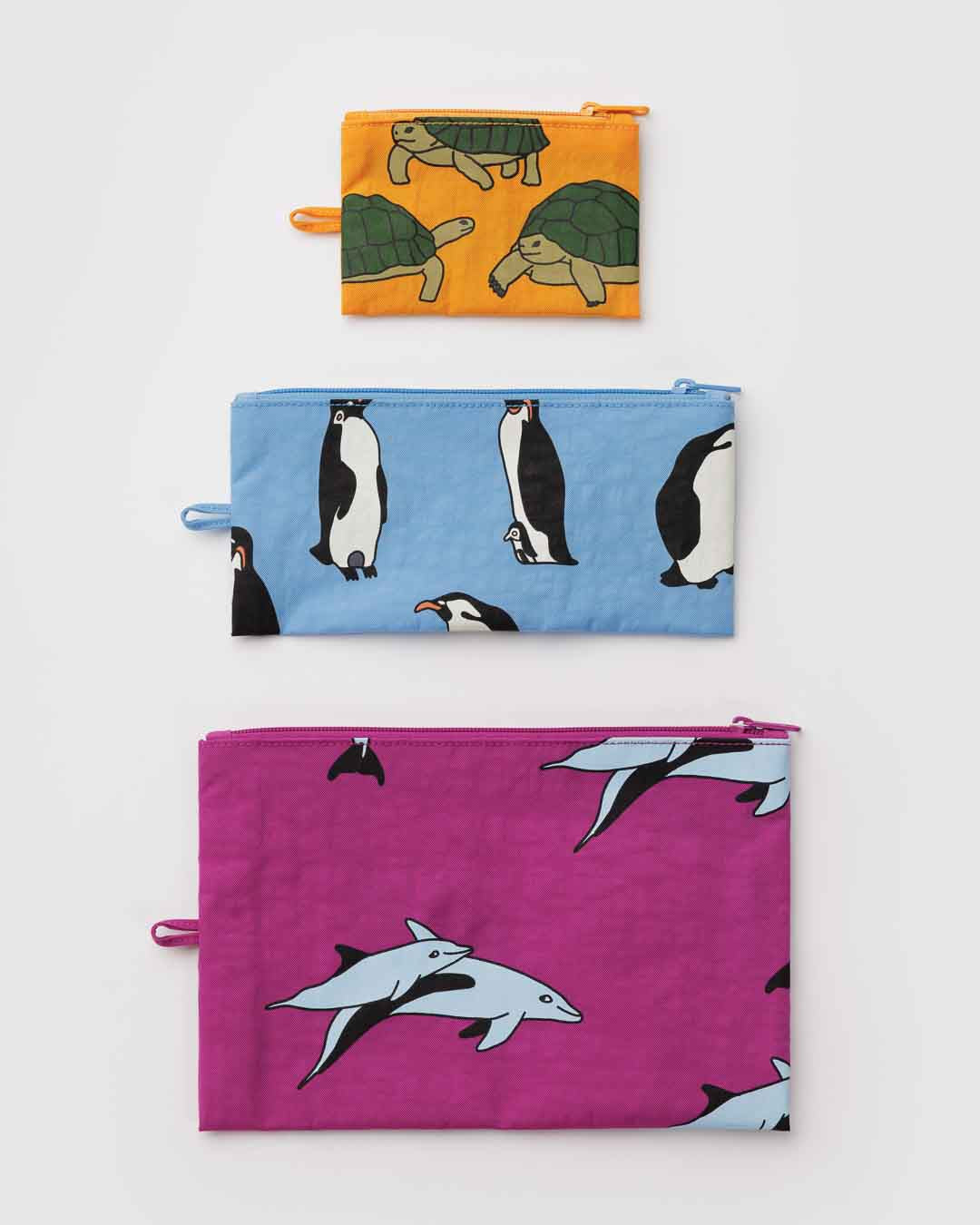 Vacation Animals Flat Pouch Set