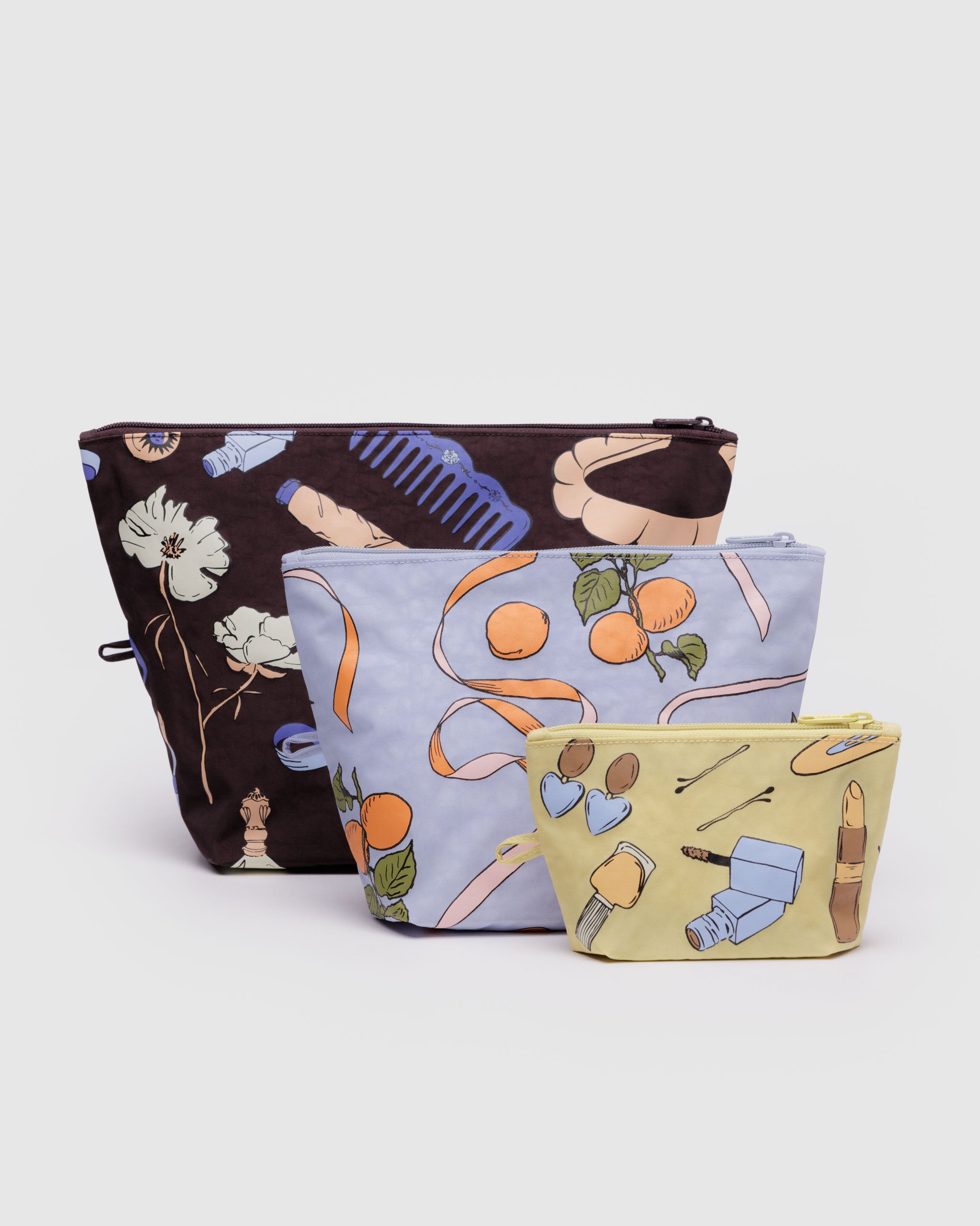 Get Ready With Me Go Pouch Set | BAGGU | Packing + Organisation