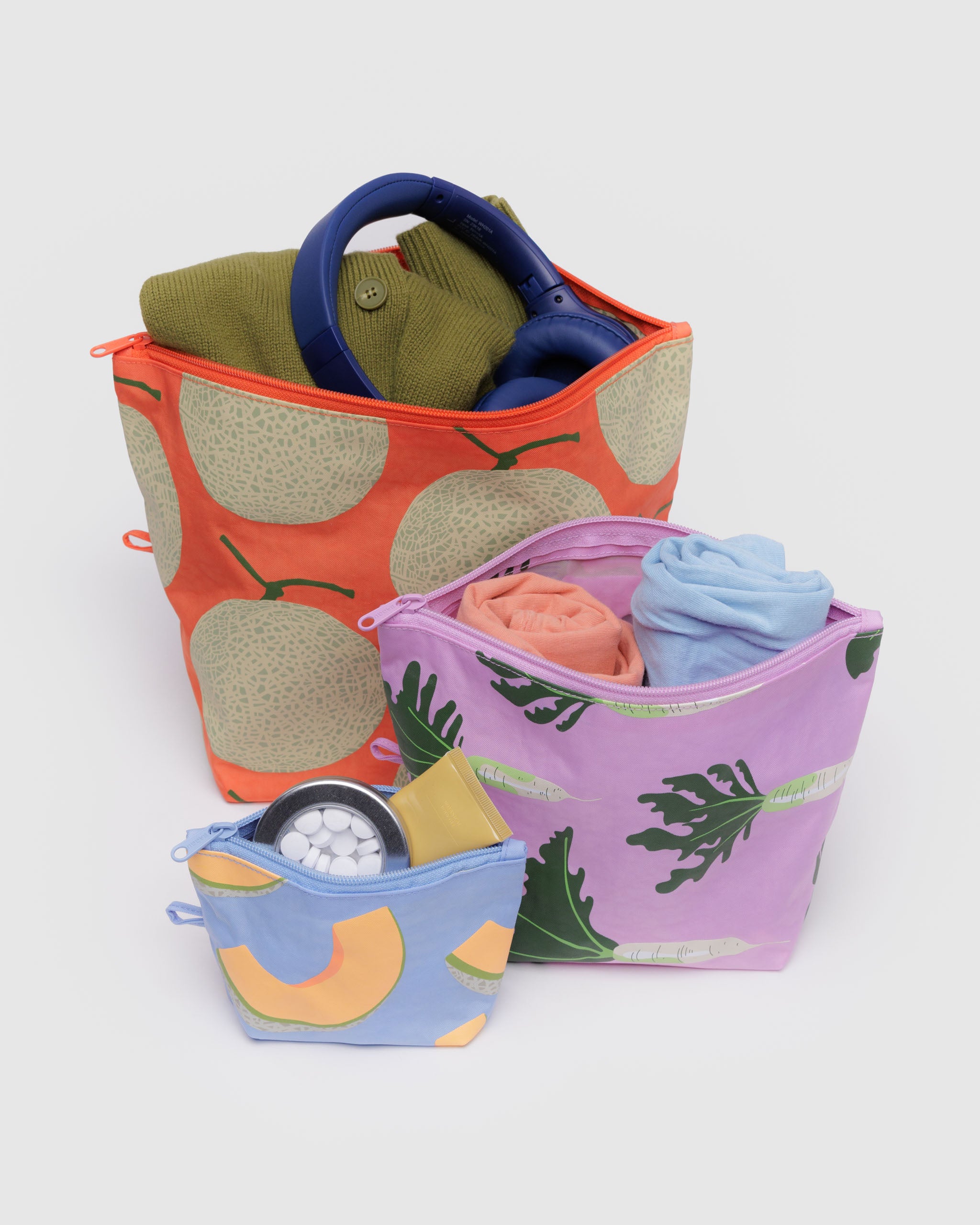 Japanese Produce Go Pouch Set | BAGGU | Packing + Organisation