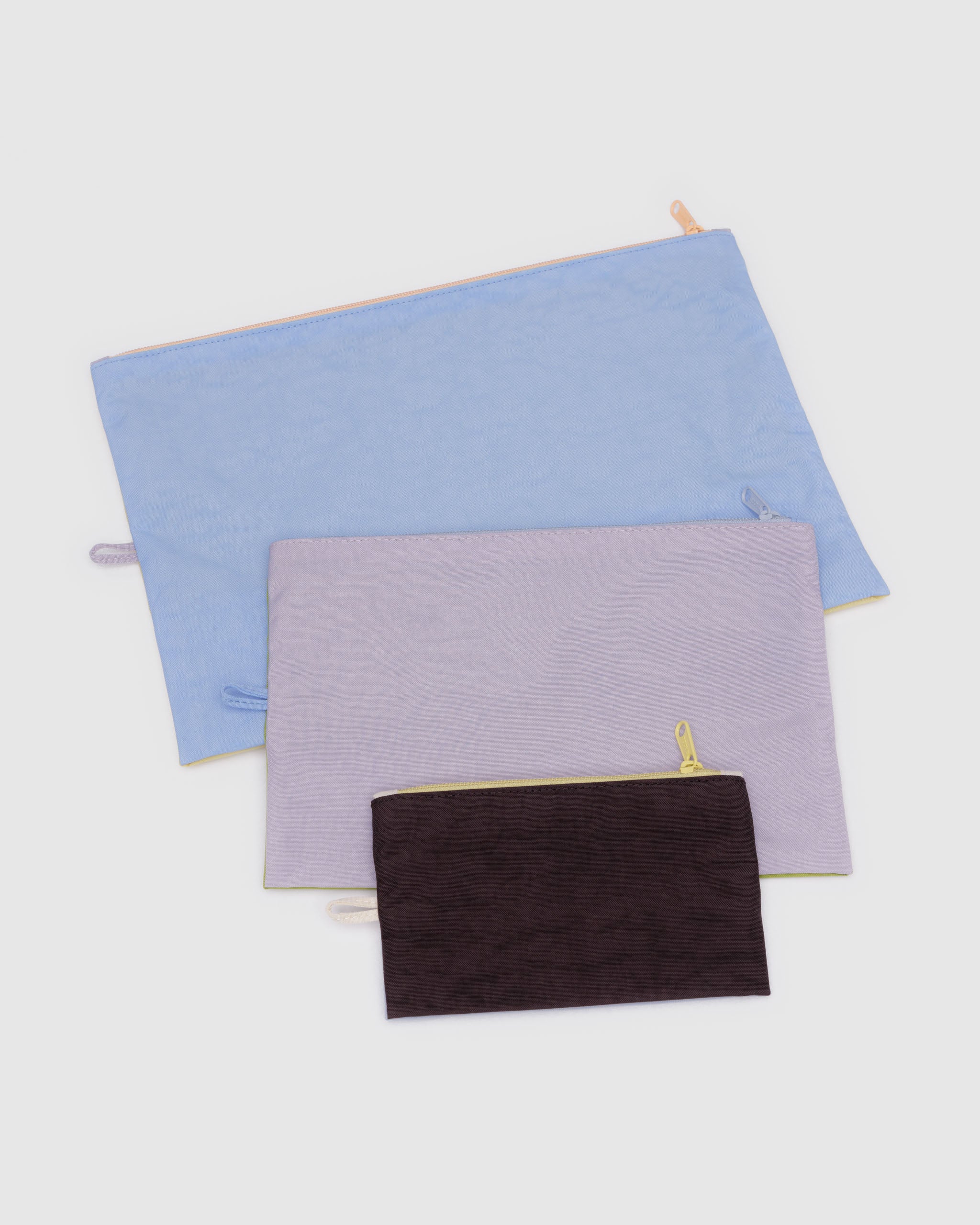 Pastels Colorblock Go Pouch Set | BAGGU | Packing + Organisation