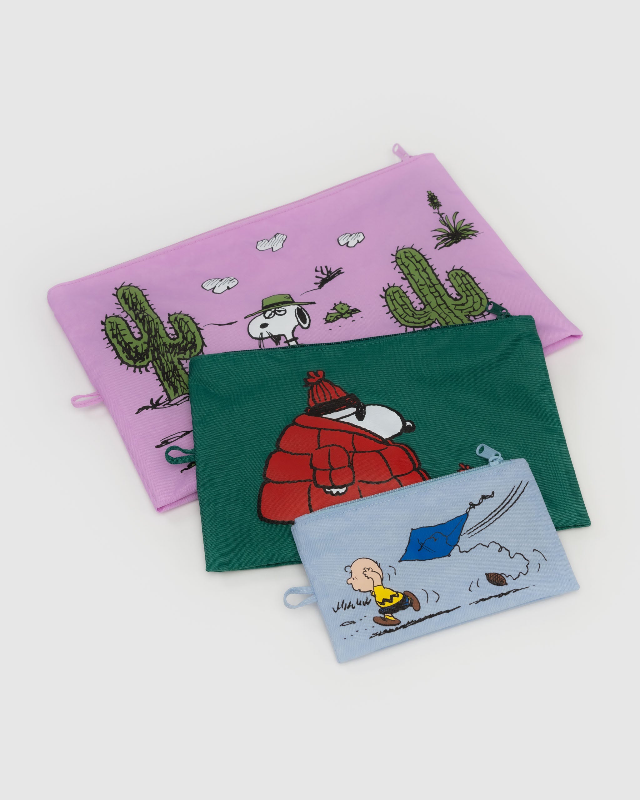 Peanuts Go Pouch Set | BAGGU | Packing + Organisation