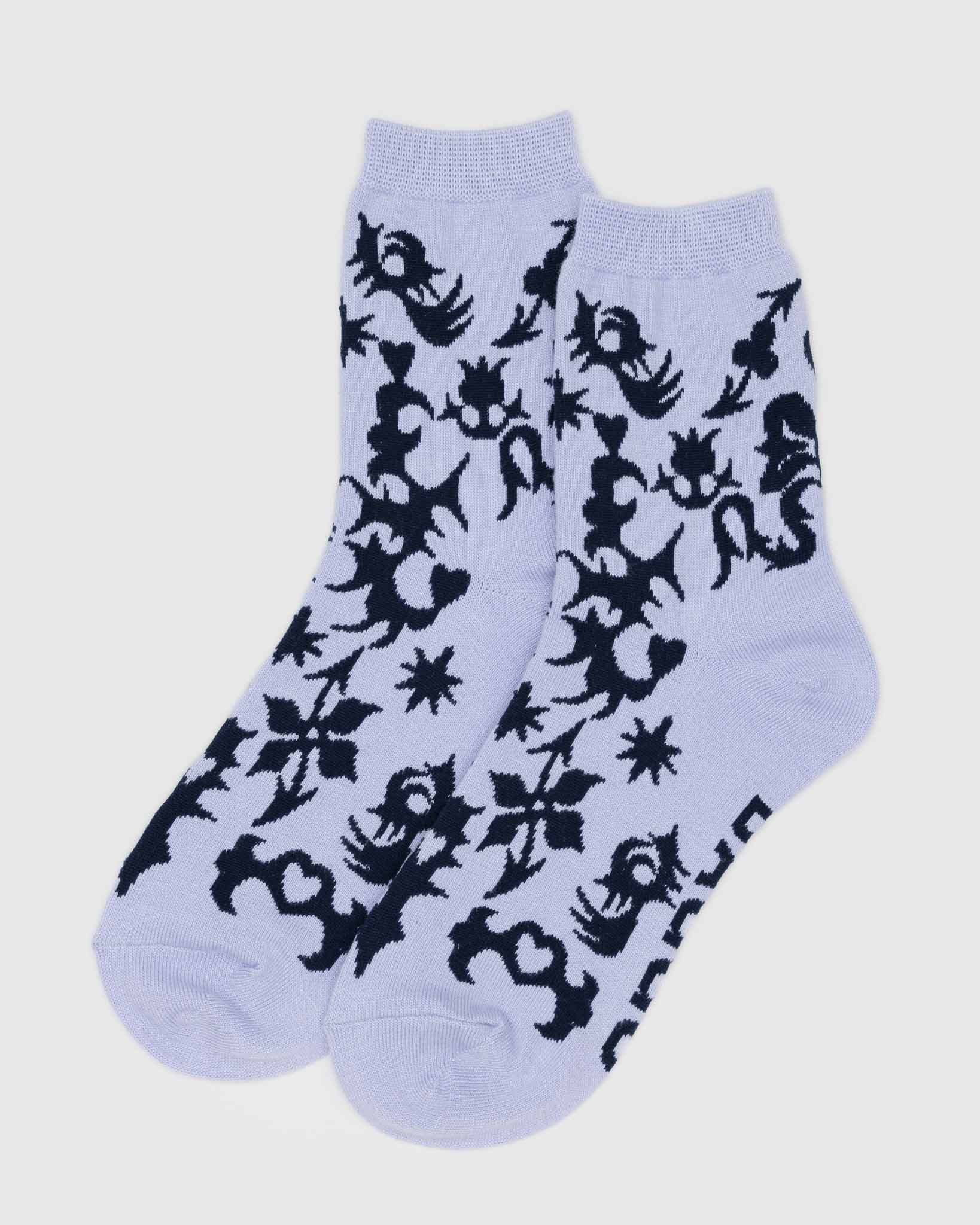 BAGGU Western Cut-Outs crew sock | BAGGU | Socks