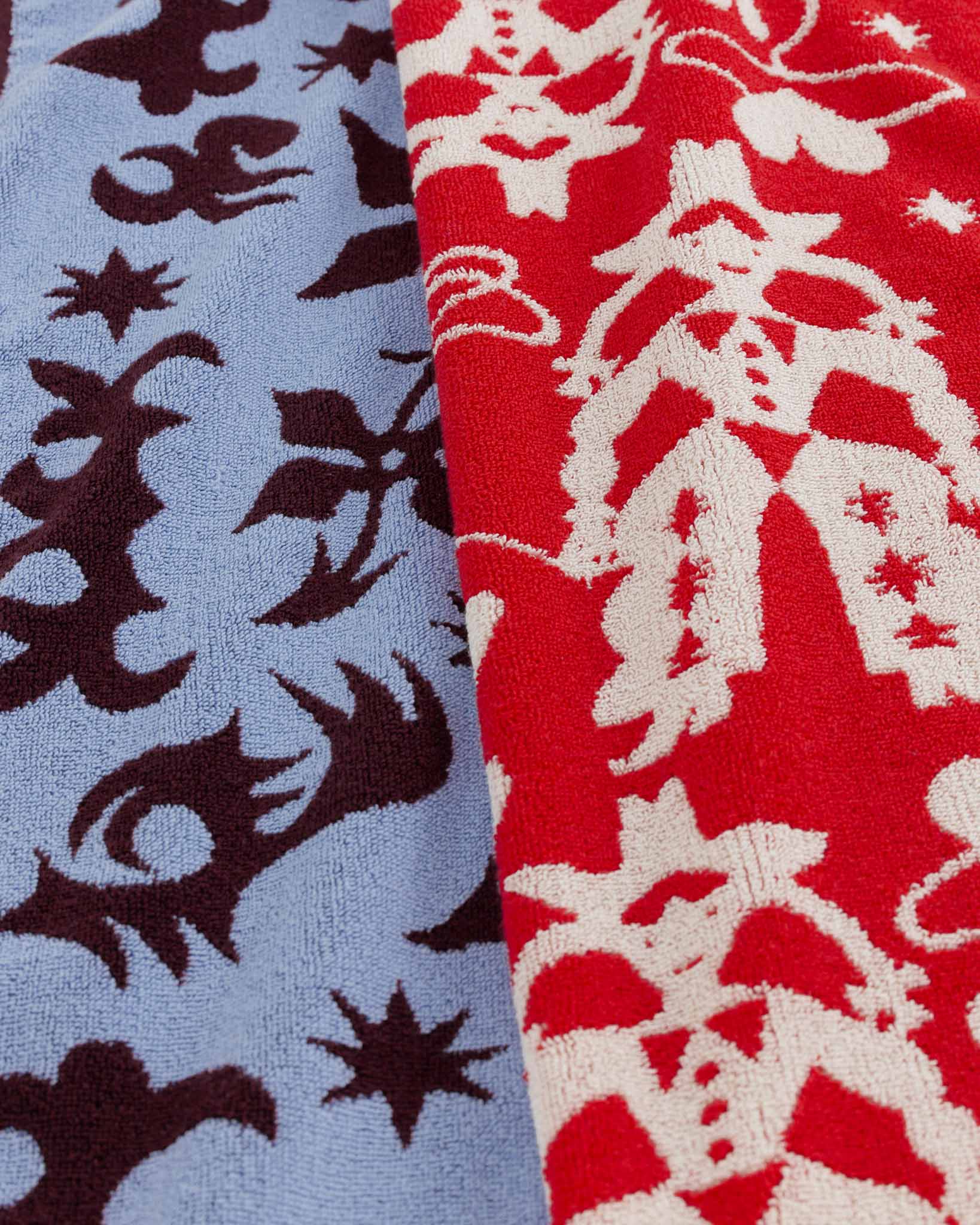 Western Cut-Outs Hand Towel Set Of Two | BAGGU | Towels