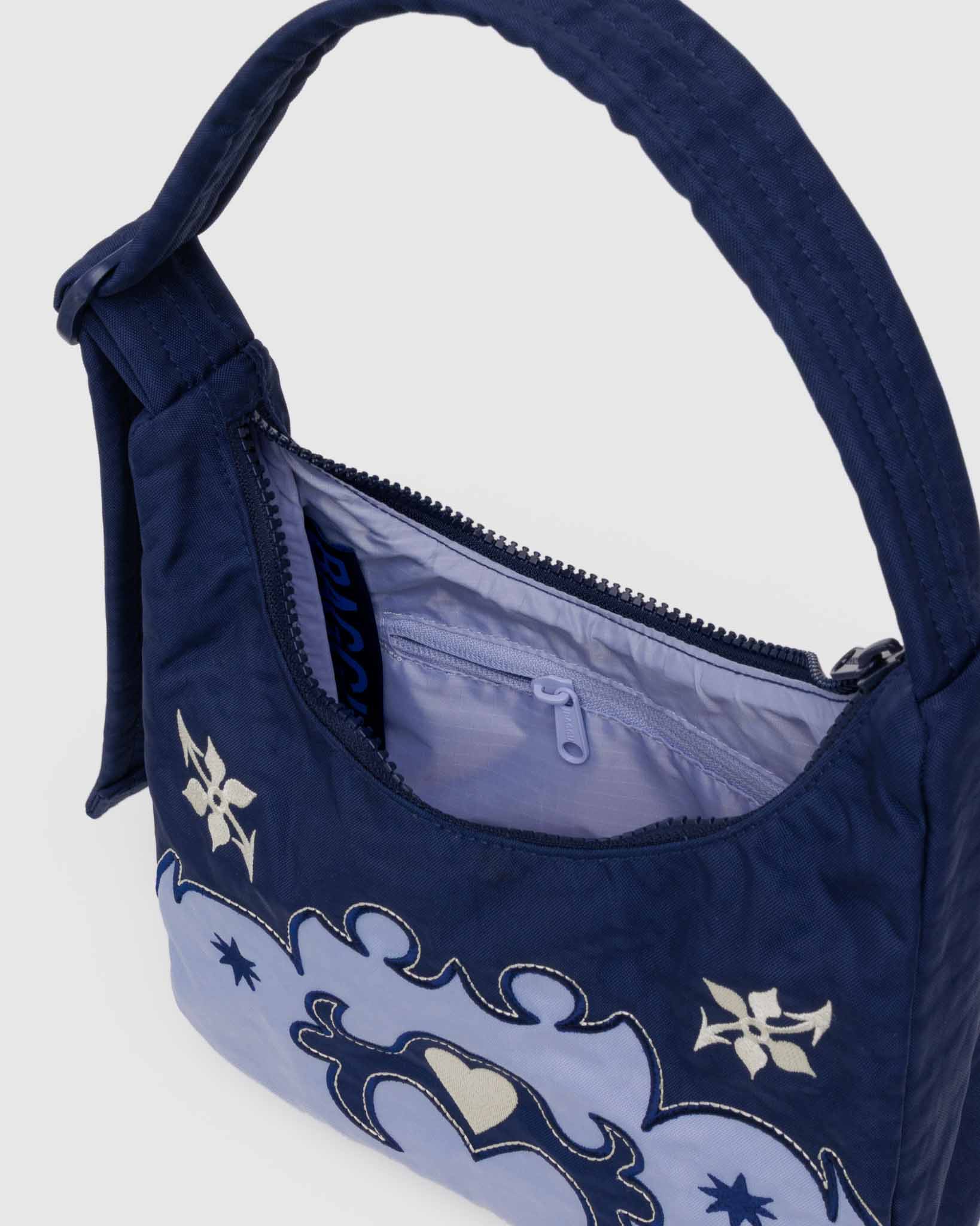 Western Appliqué mini nylon shoulder bag | BAGGU | Shoulder Bag
