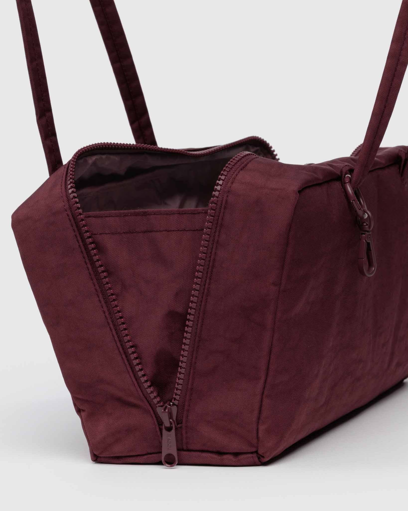 BAGGU Mahogany Nylon Bowler Bag | BAGGU | Shoulder Bag