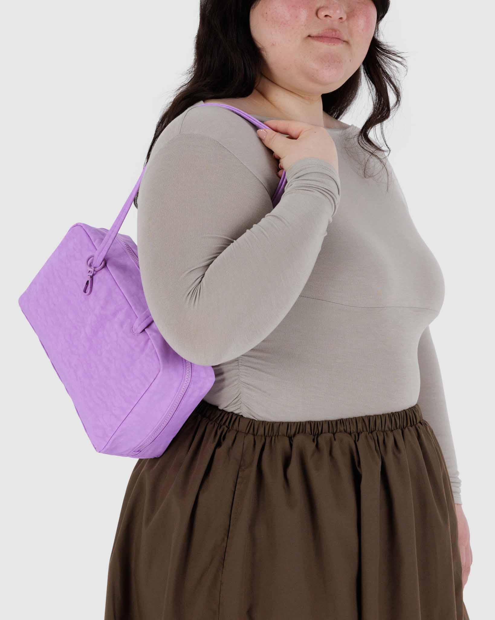 BAGGU Rose Nylon Bowler Bag | BAGGU | Shoulder Bag