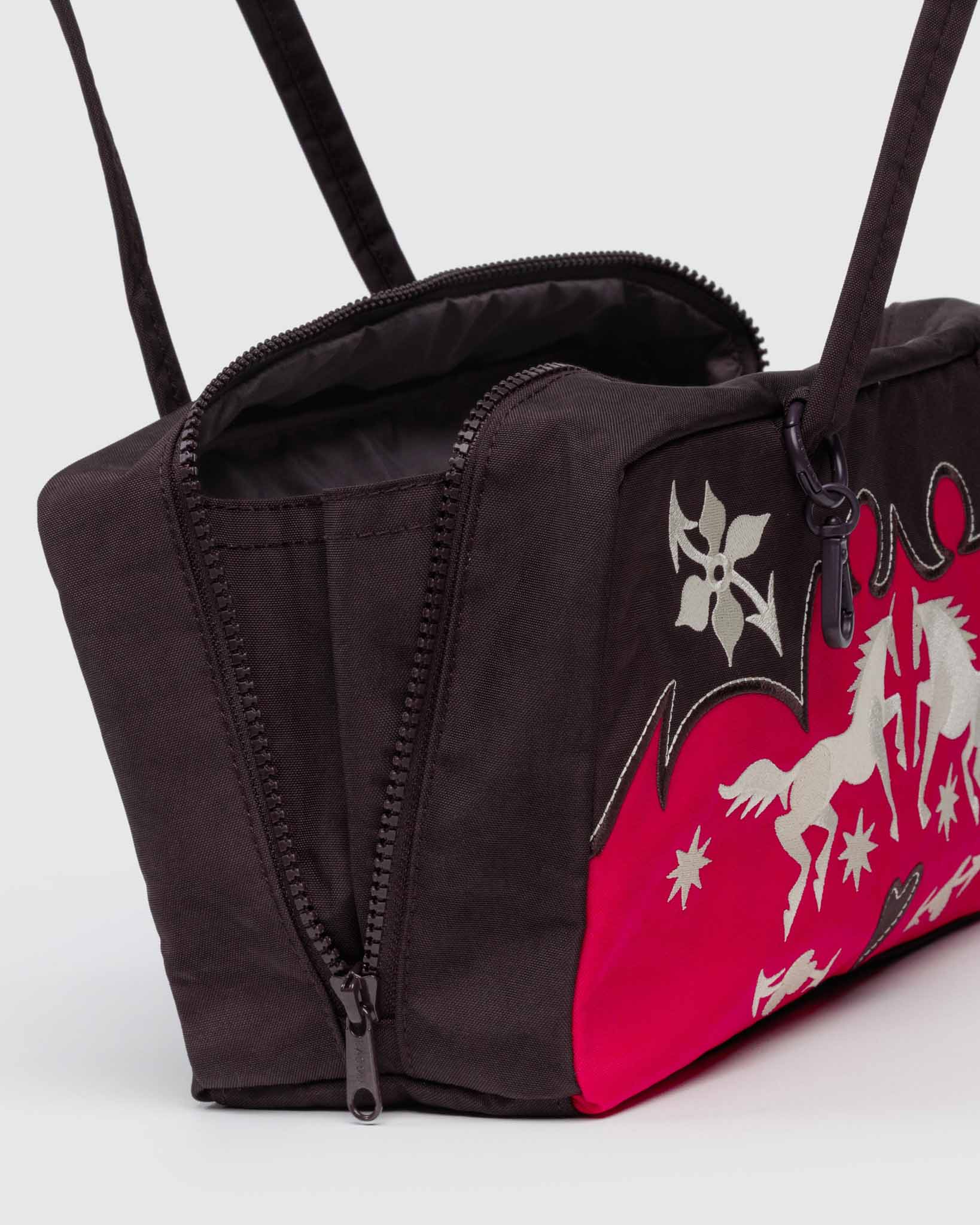 BAGGU Western Appliqué Nylon Bowler Bag | BAGGU | Shoulder Bag