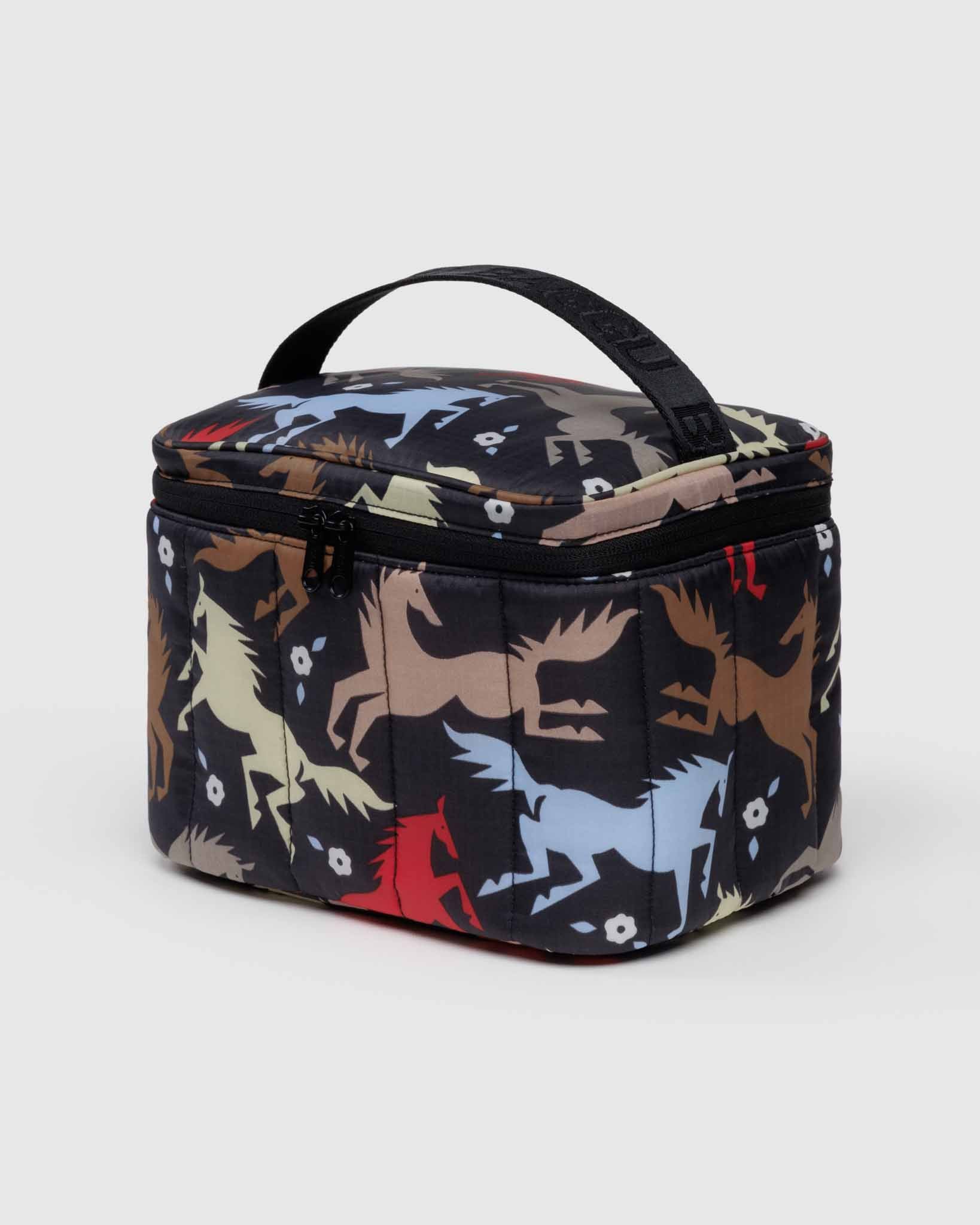 BAGGU Horse Cut-Outs puffy lunch bag | BAGGU | Insulated Lunch Bag