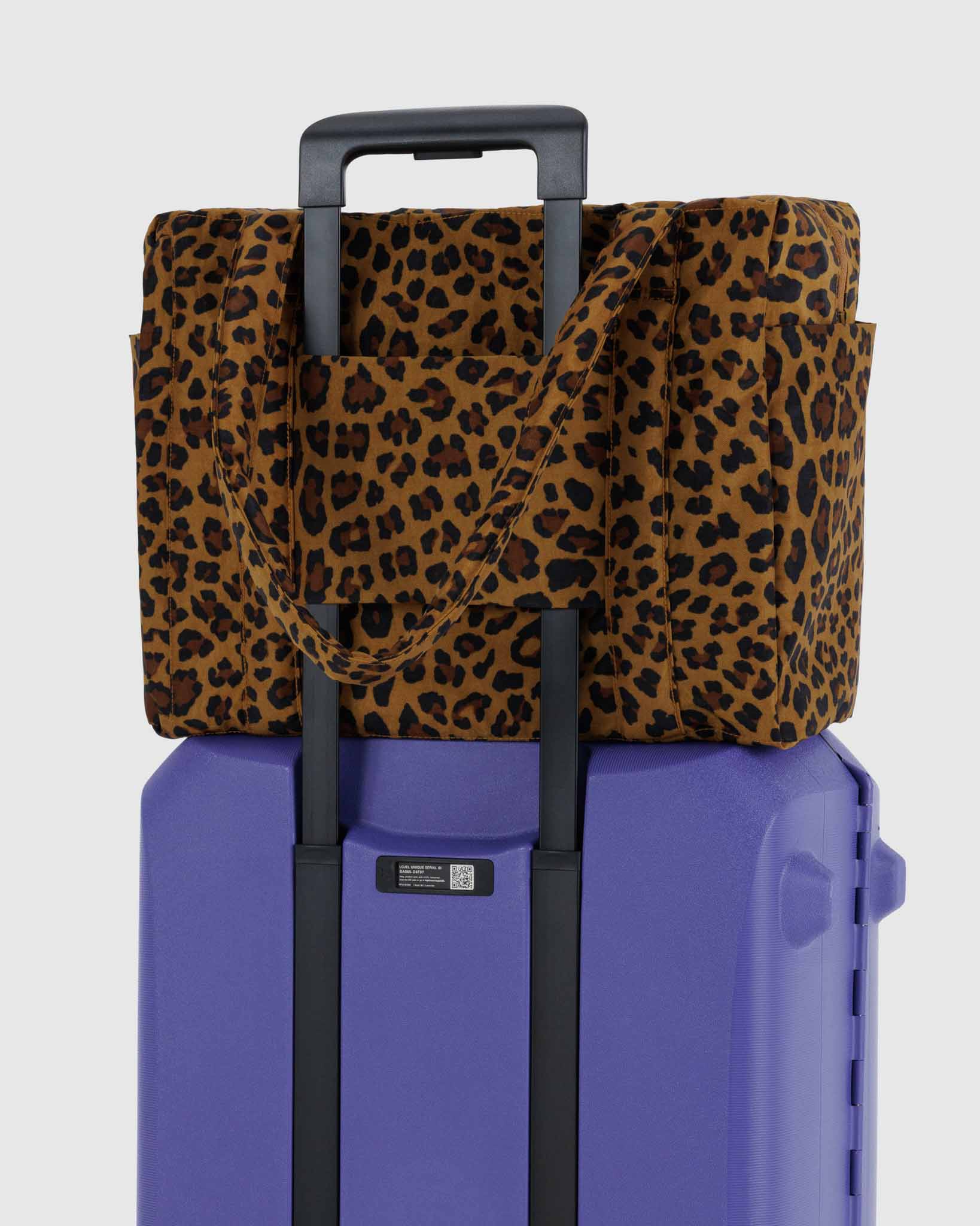 Leopard small cloud carry-on | BAGGU | Travel Bag
