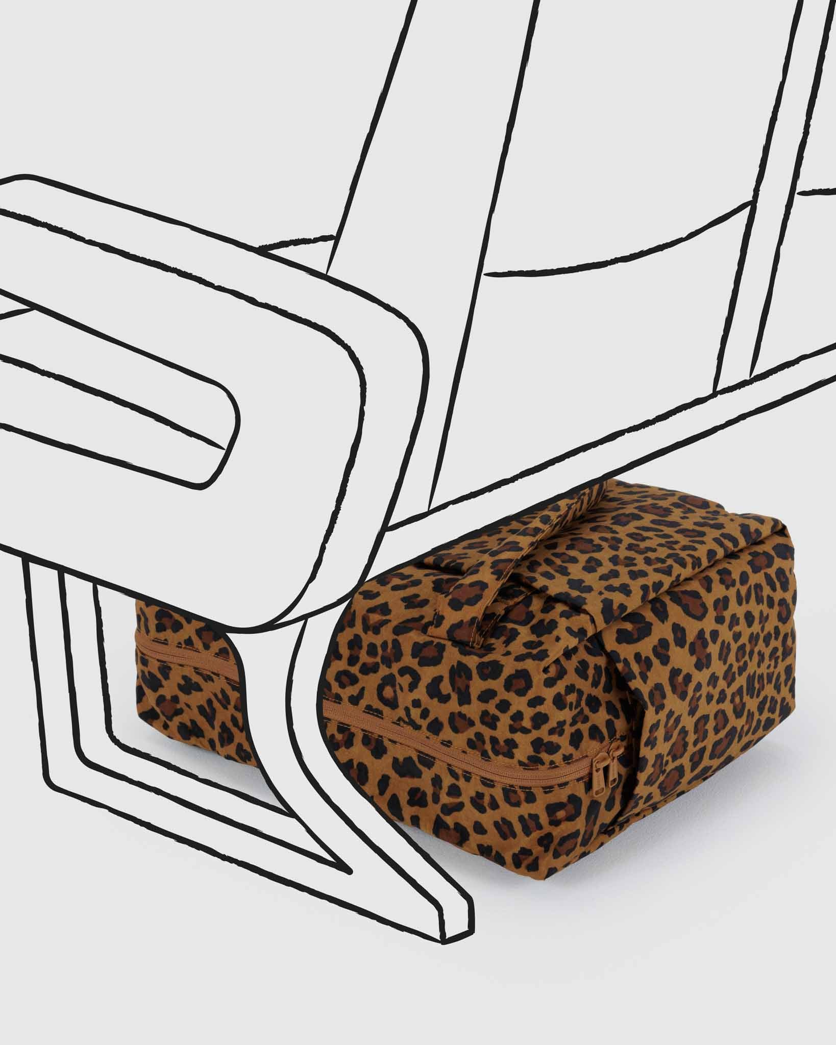 Leopard small cloud carry-on | BAGGU | Travel Bag