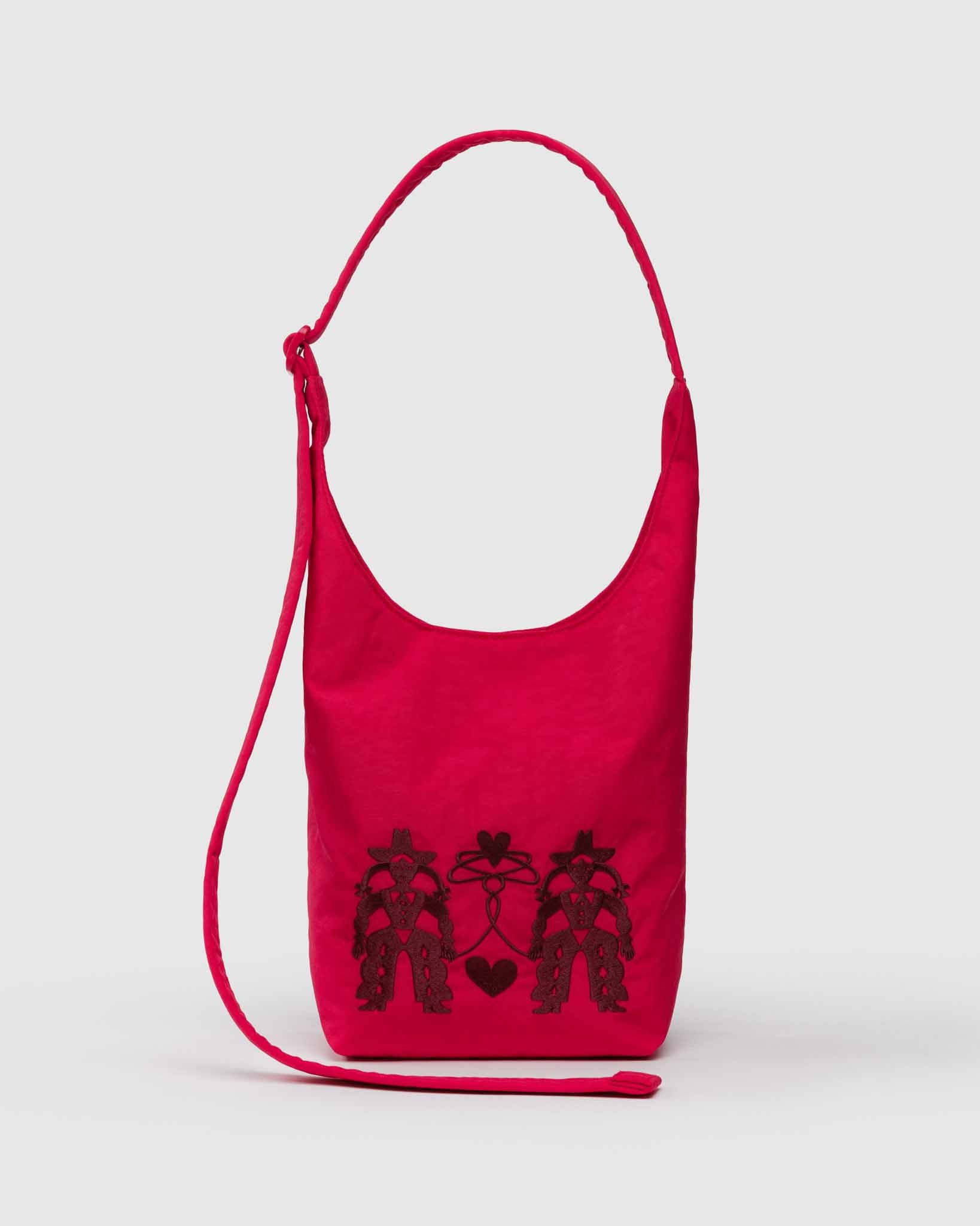 BAGGU Embroidered Cowgirl small nylon sling | BAGGU | Crossbody Bag