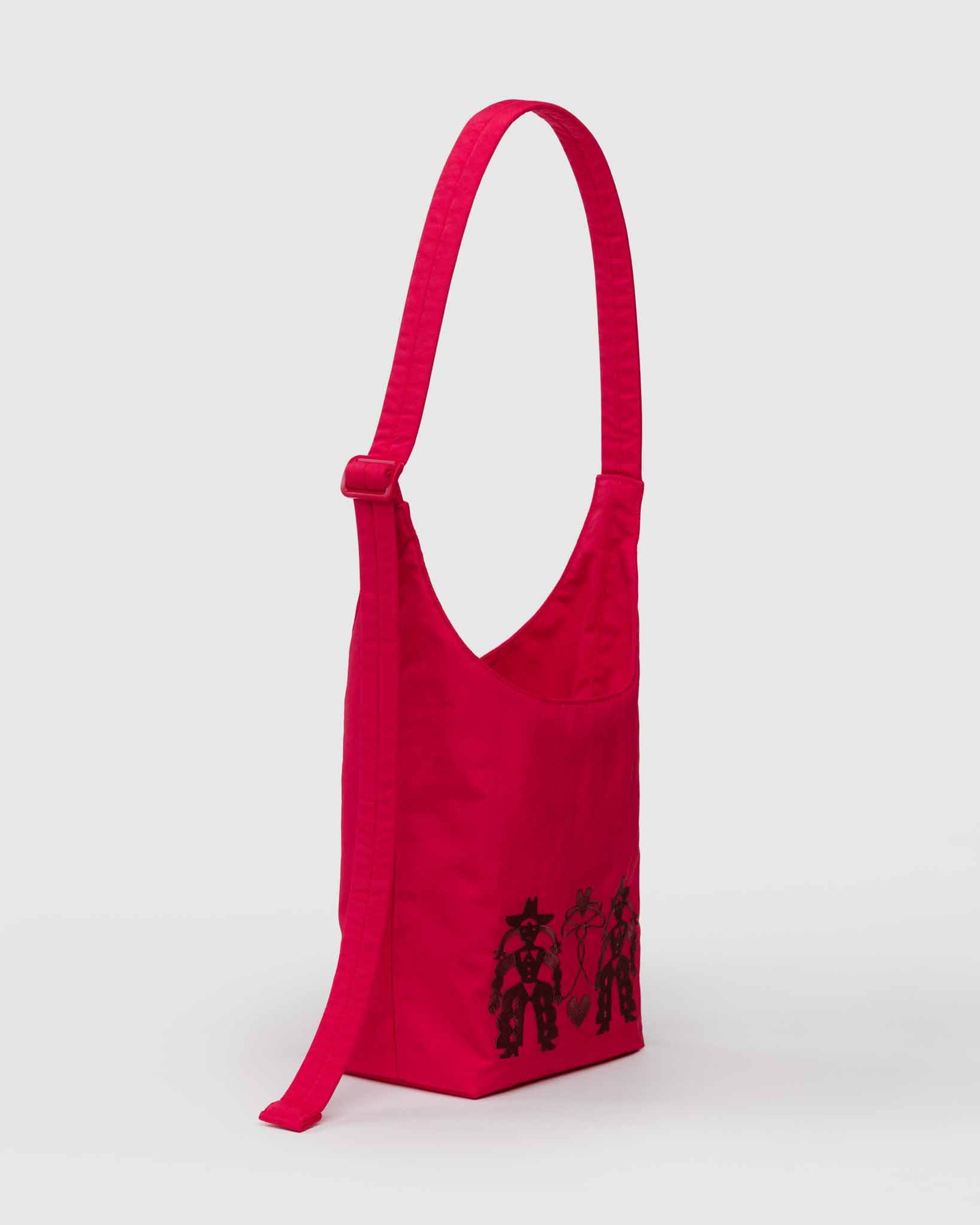 BAGGU Embroidered Cowgirl small nylon sling | BAGGU | Crossbody Bag