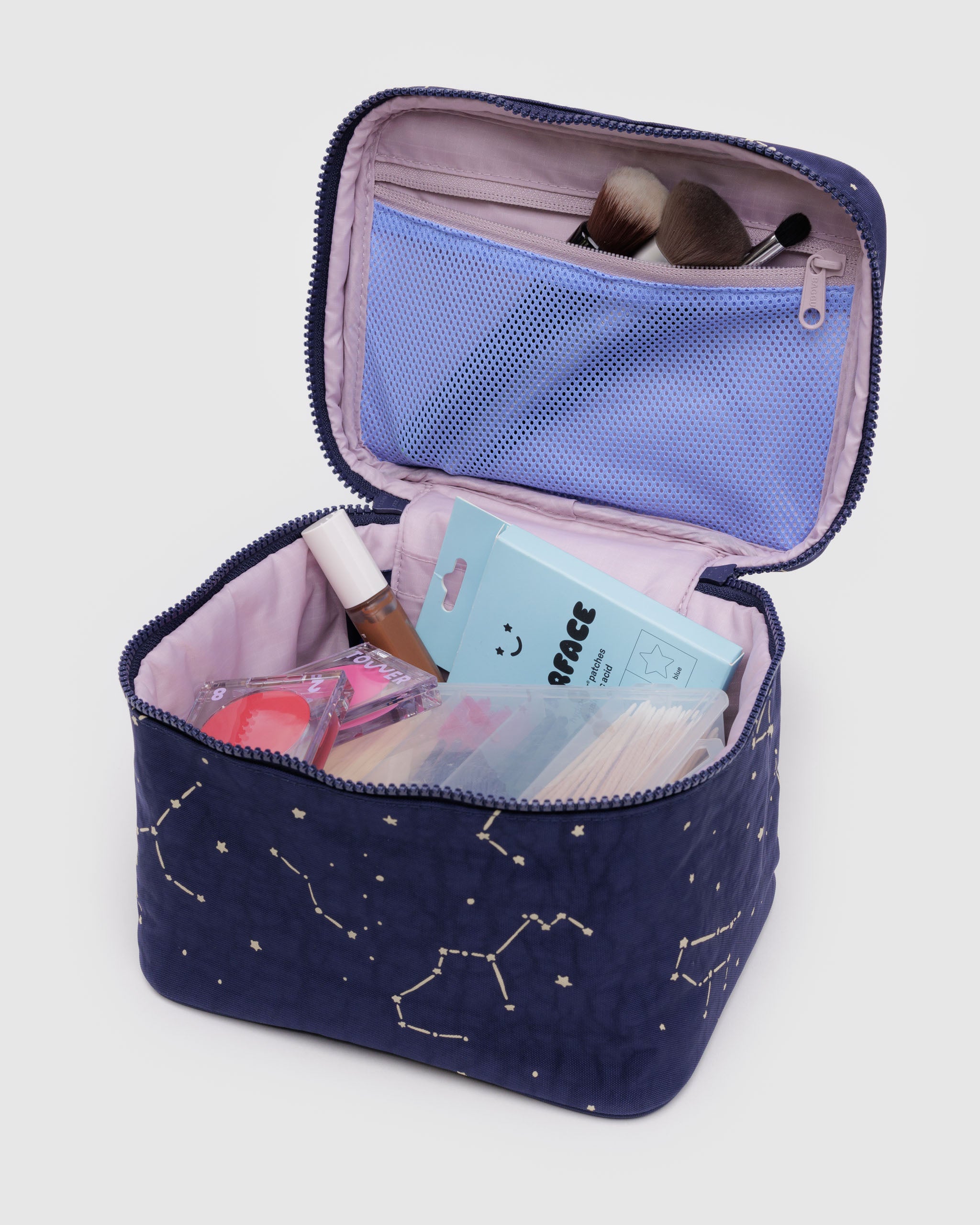 Constellation Midnight Large Cosmetic Case | BAGGU | Cosmetic + Toiletry Bags