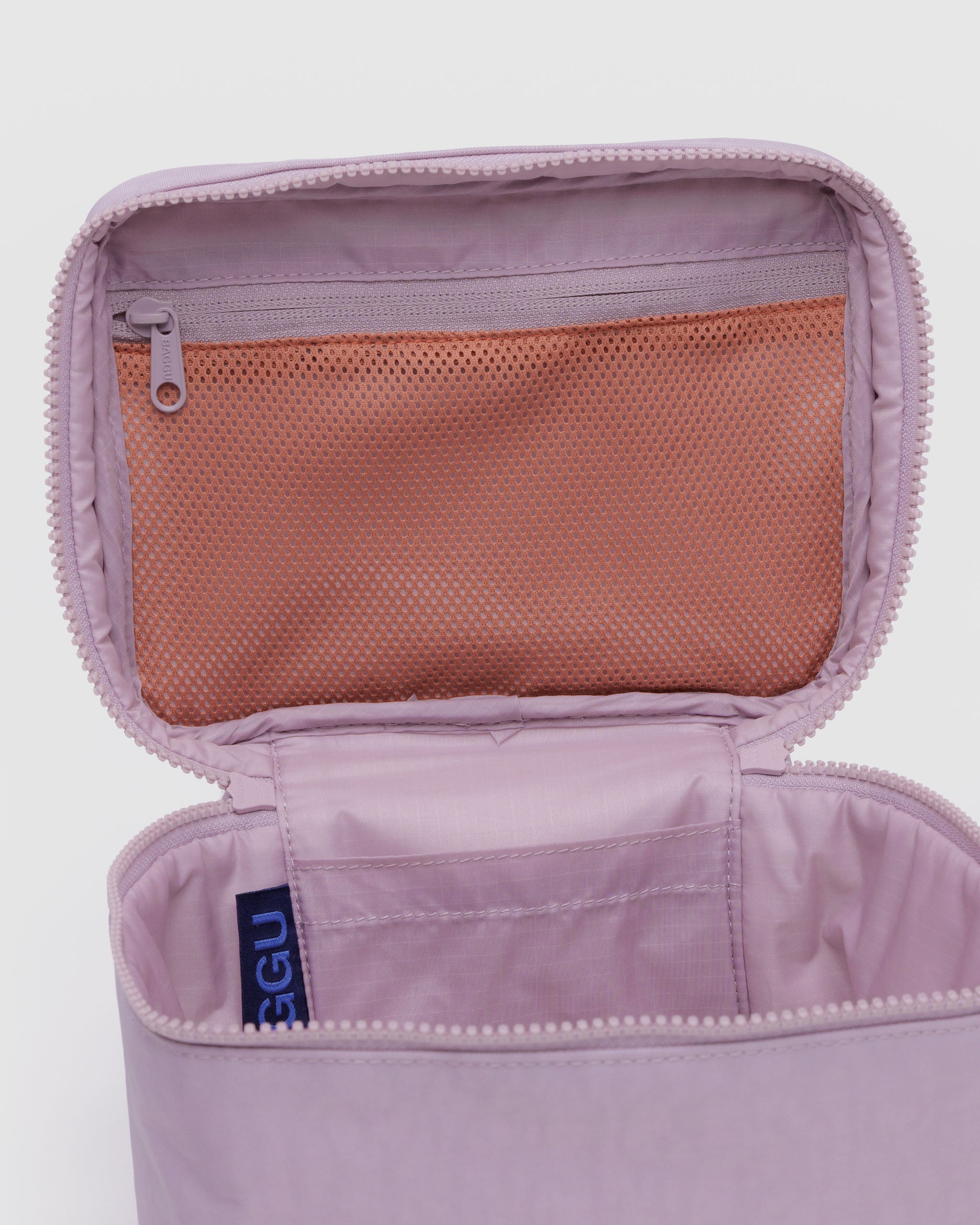 Dusty Pink Large Cosmetic Case | BAGGU | Cosmetic + Toiletry Bags