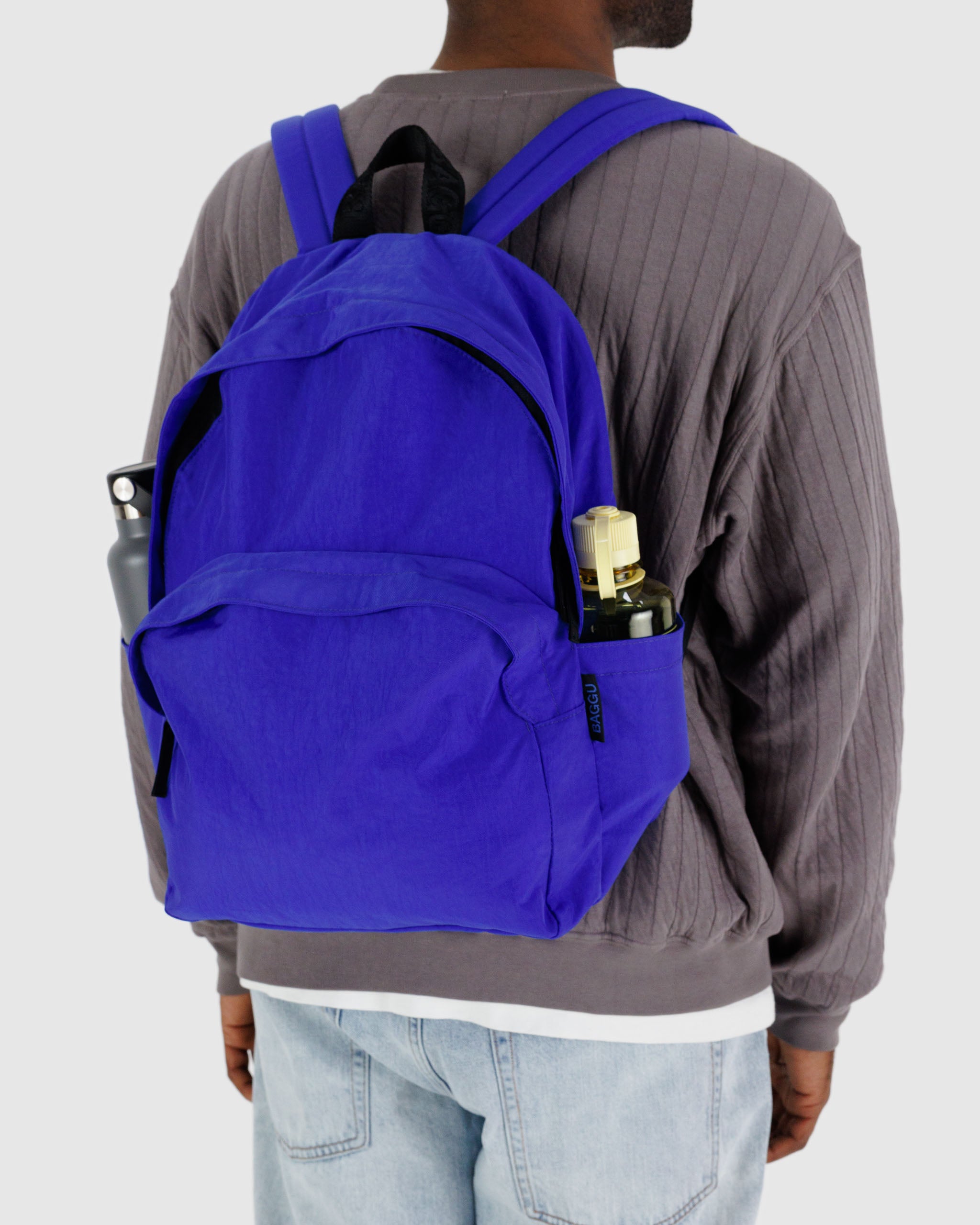 Lapis Large Recycled Nylon Backpack | BAGGU | Backpack