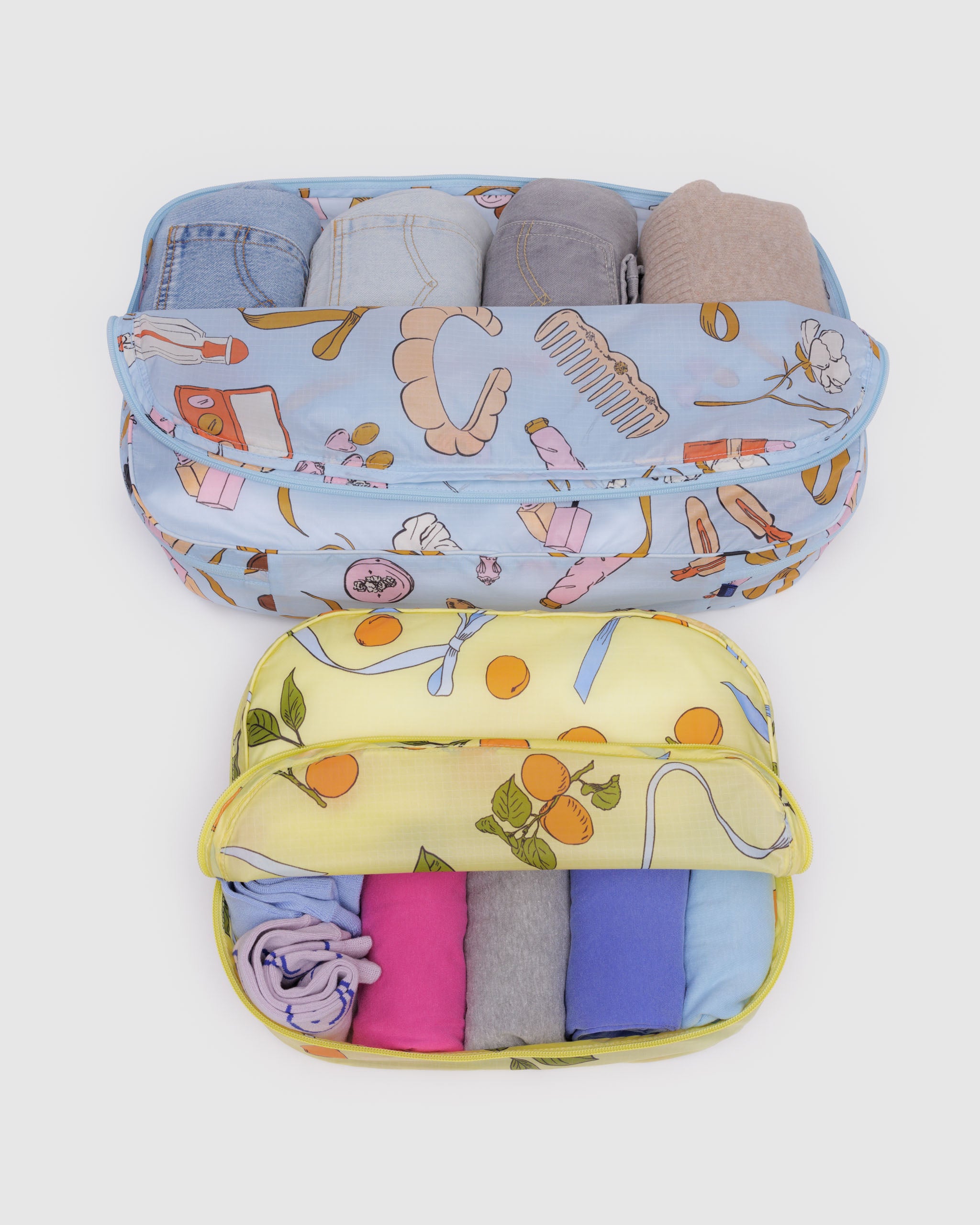 Get Ready With Me Large Packing Cube Set | BAGGU | Packing + Organisation