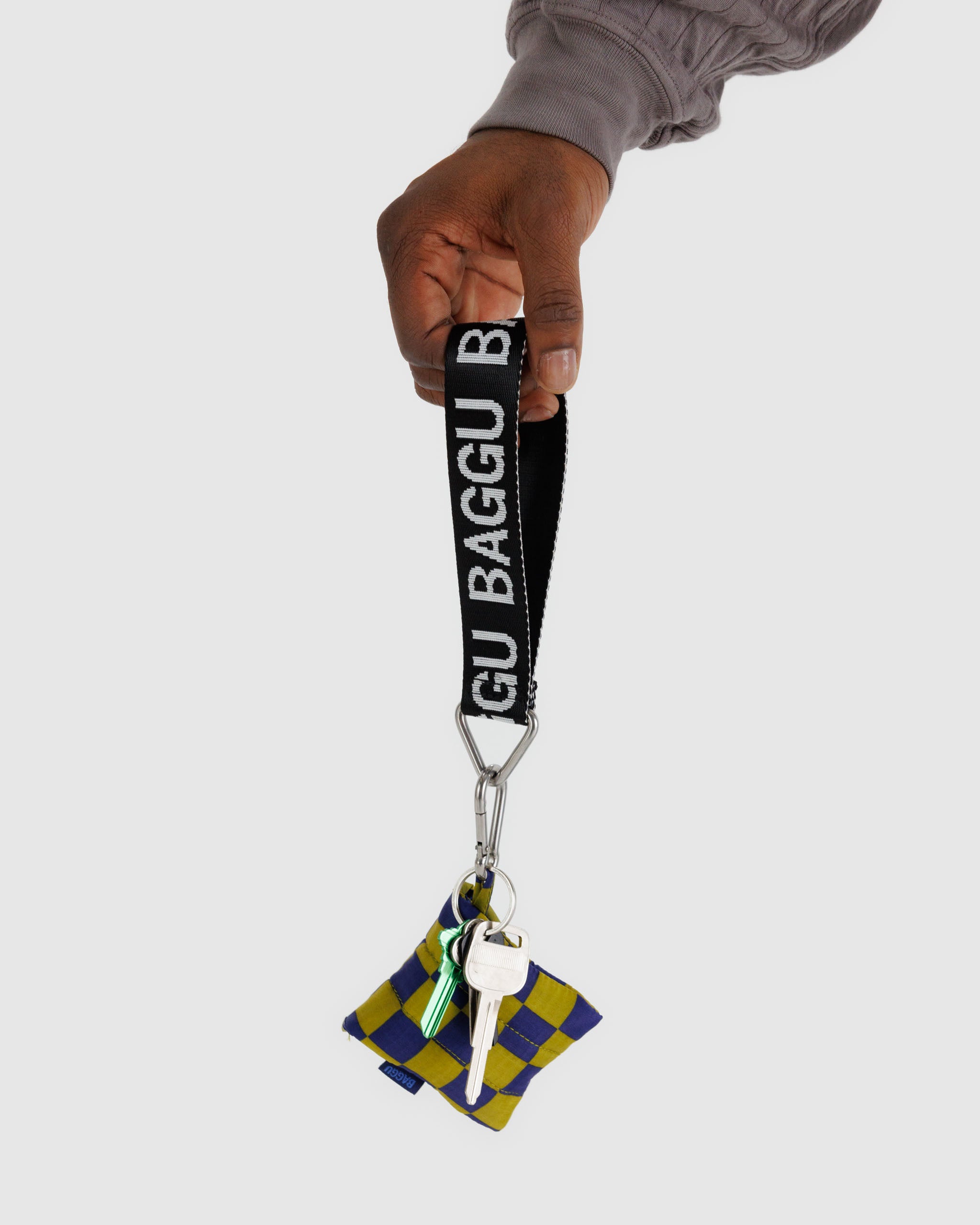 Black and White Logo Keychain | BAGGU | Keychains + Key Rings