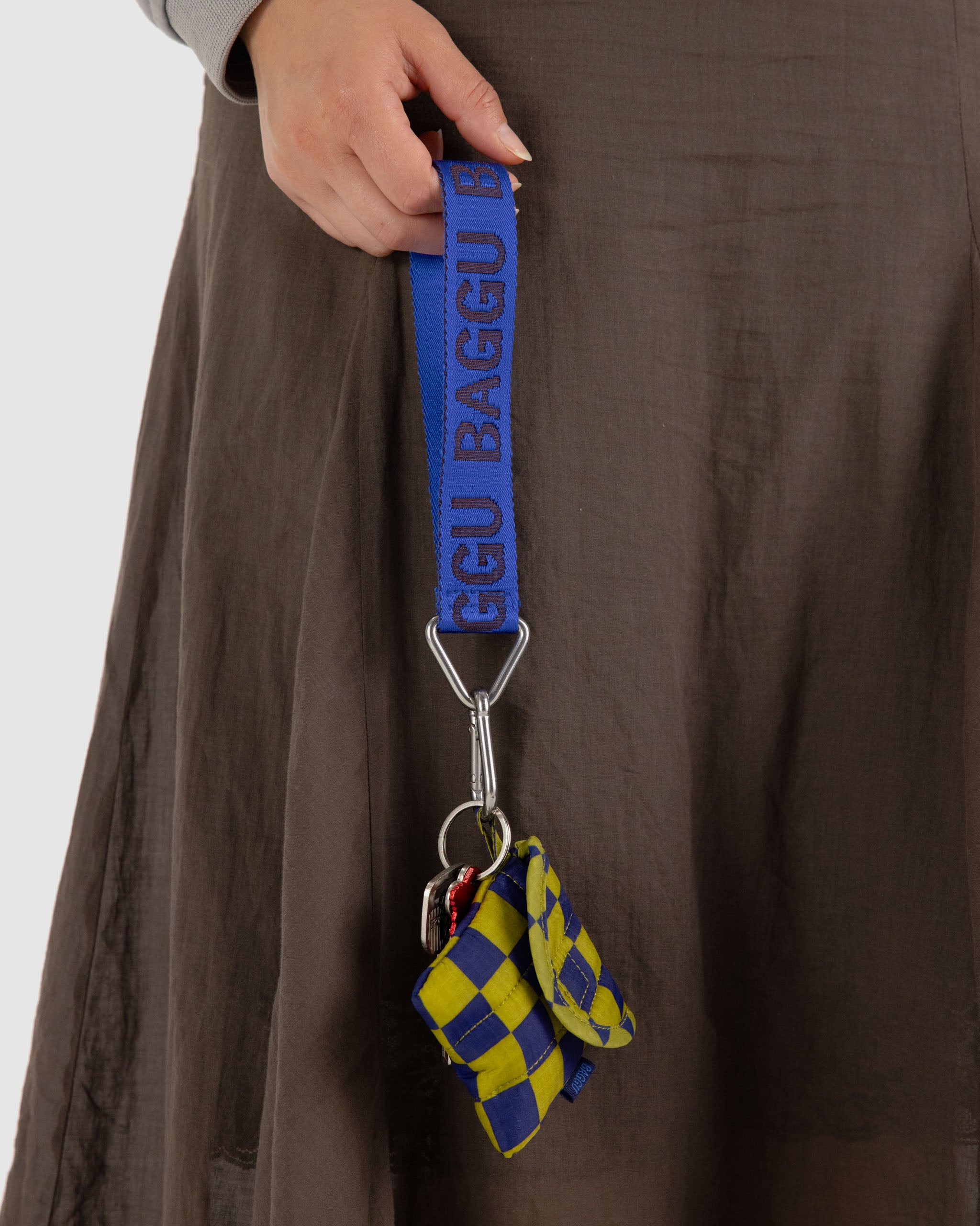 Cobalt Logo Keychain | BAGGU | Keychains + Key Rings