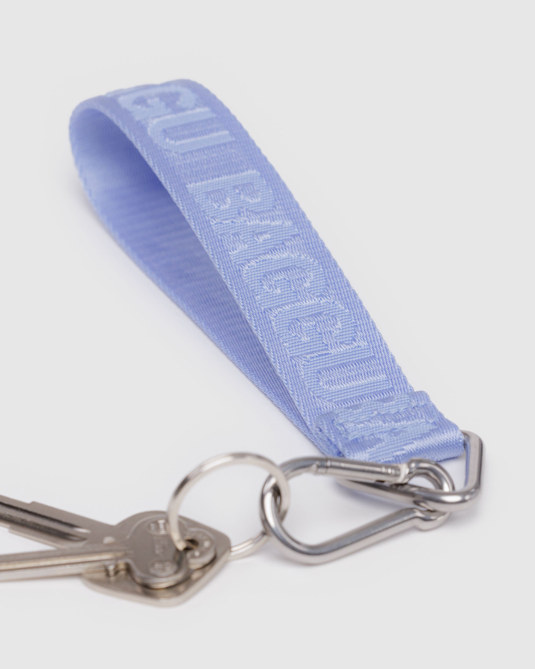 French Blue Logo Keychain | BAGGU | Keychains + Key Rings
