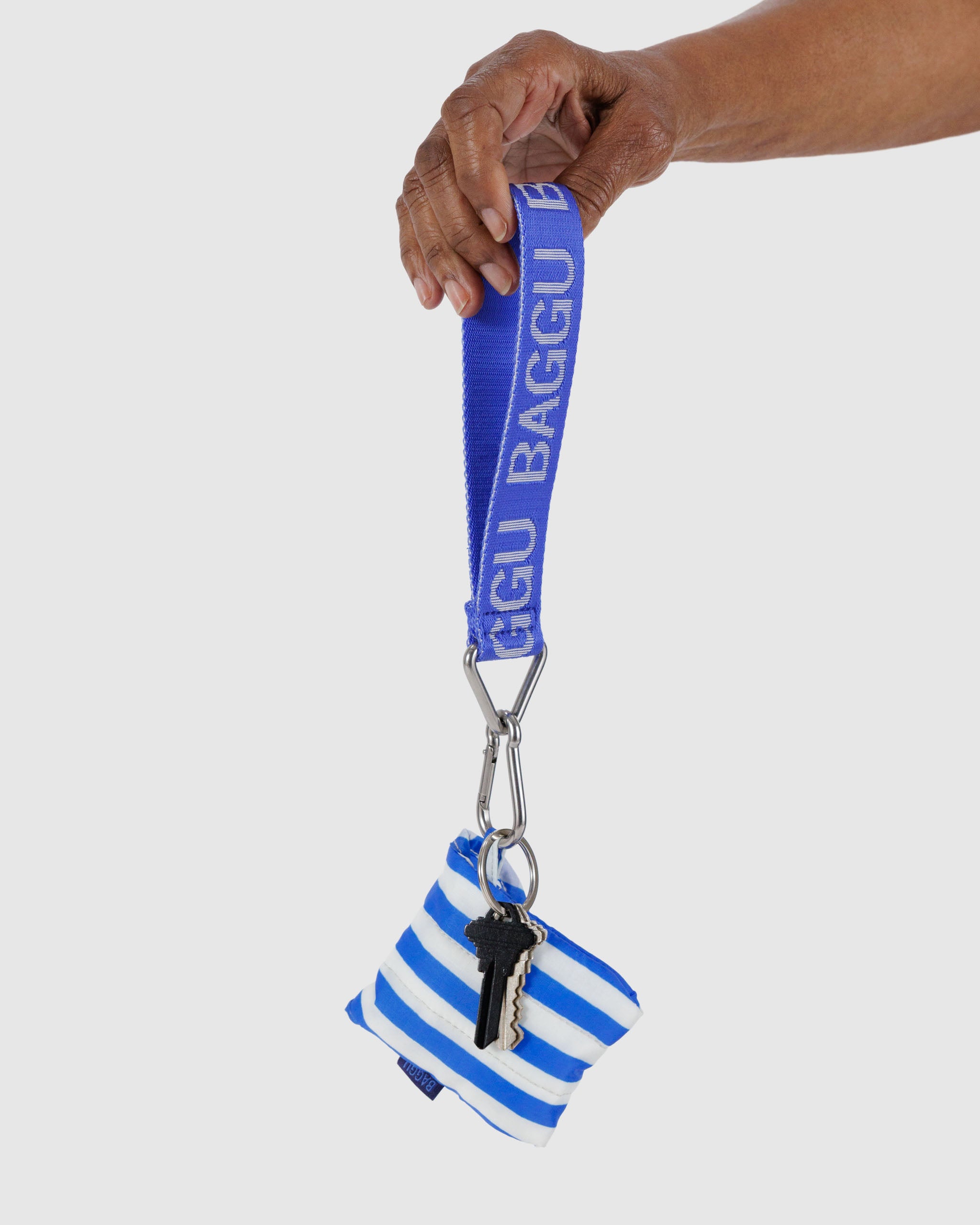 Royal Blue Logo Keychain | BAGGU | Keychains + Key Rings