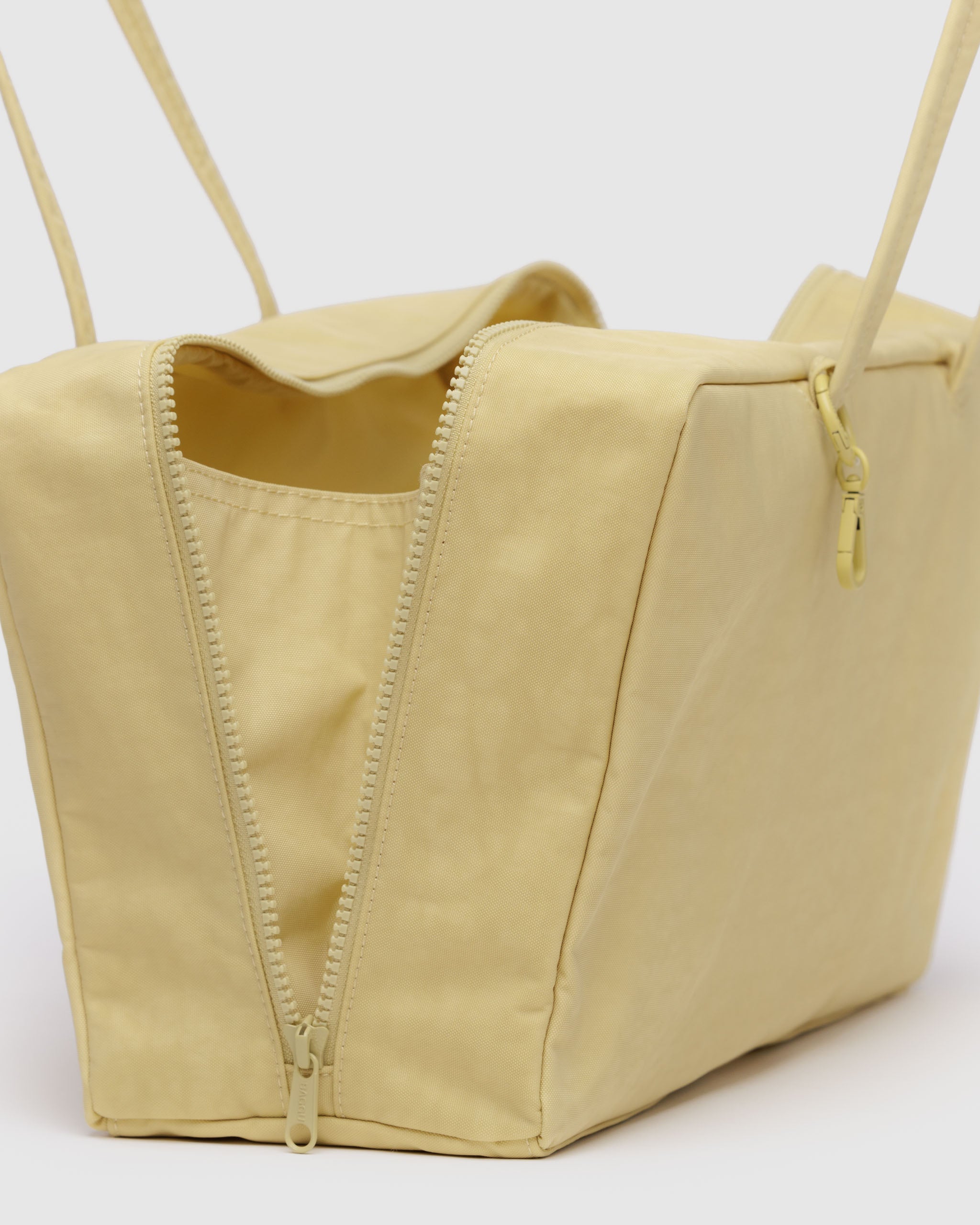 Butter Medium Nylon Bowler Bag