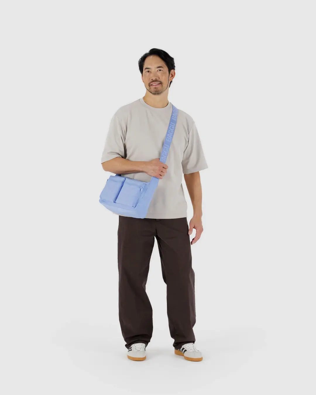 French Blue Medium Cargo Crossbody | BAGGU | Cargo Bag