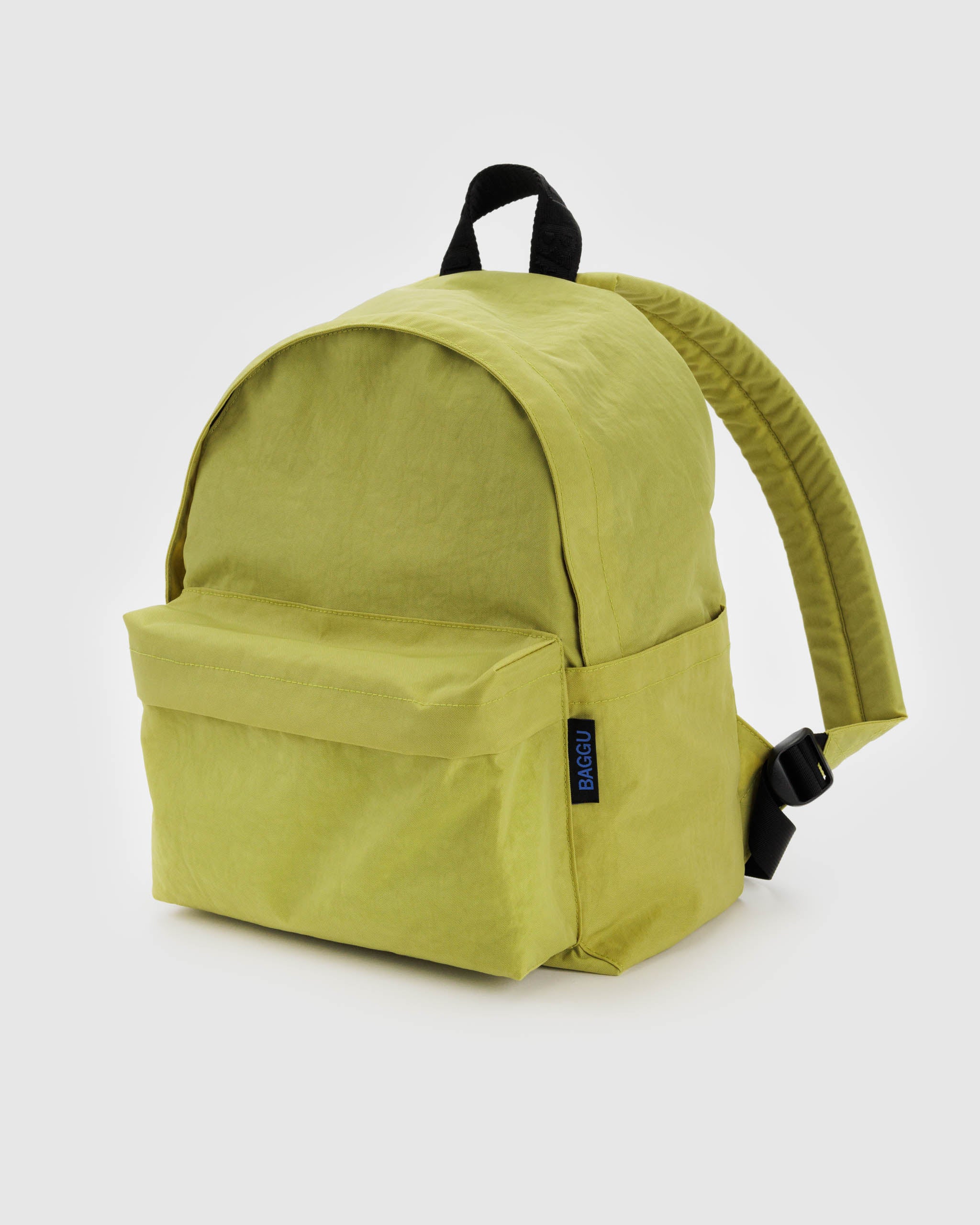 Lemongrass Medium Recycled Backpack | BAGGU | Backpack