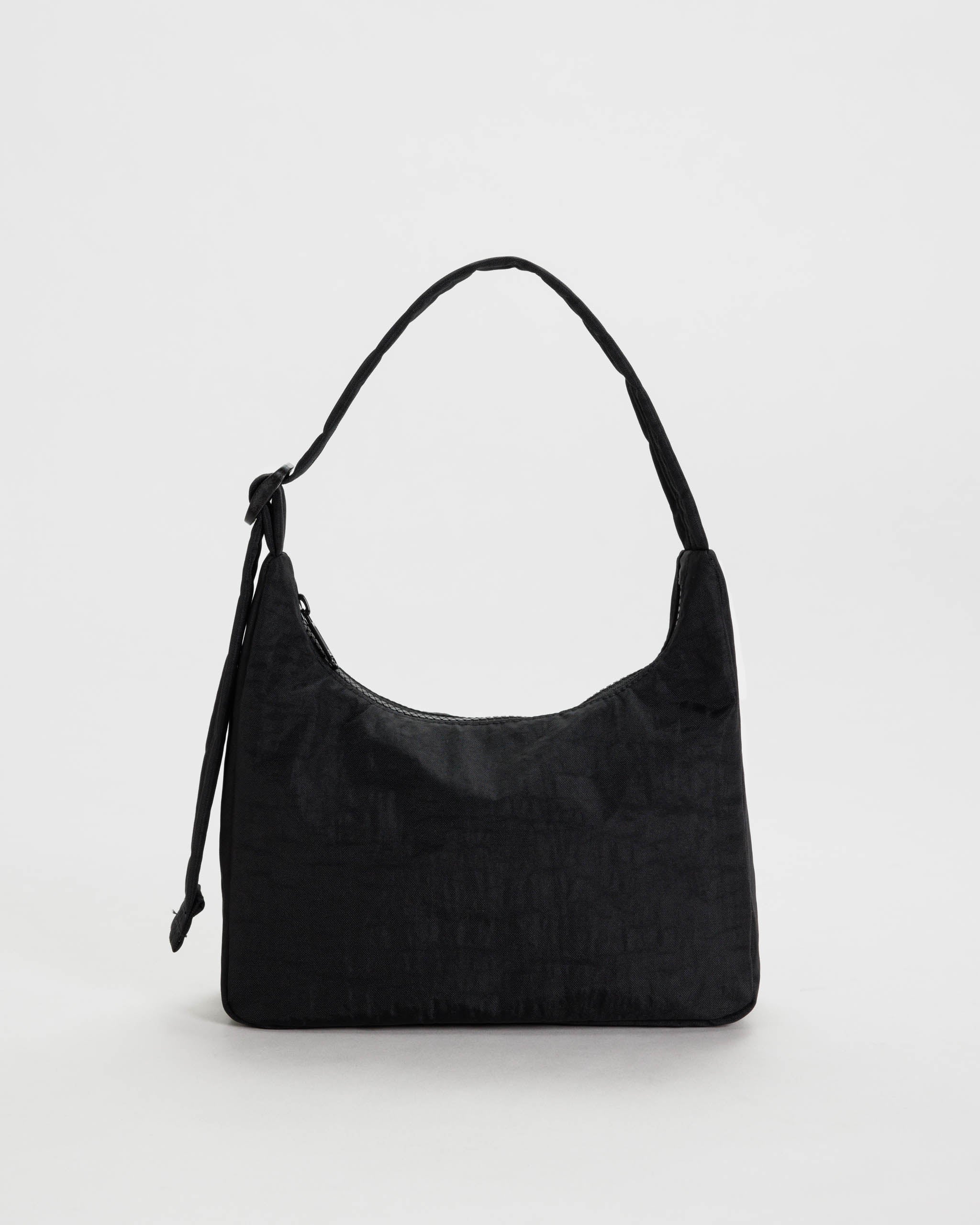 Black Mini Nylon Shoulder Bag | BAGGU | Shoulder Bag