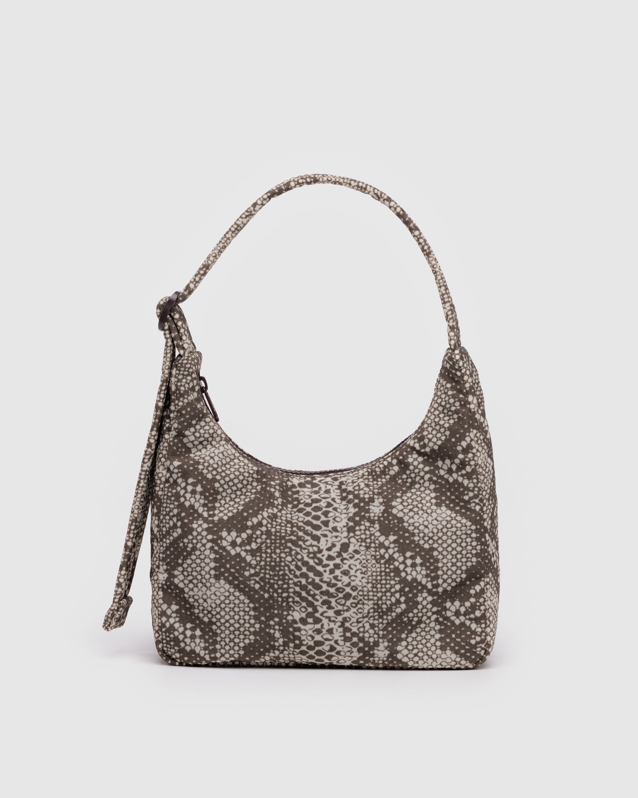 Snakeskin Mini Nylon Shoulder Bag | BAGGU | Shoulder Bag