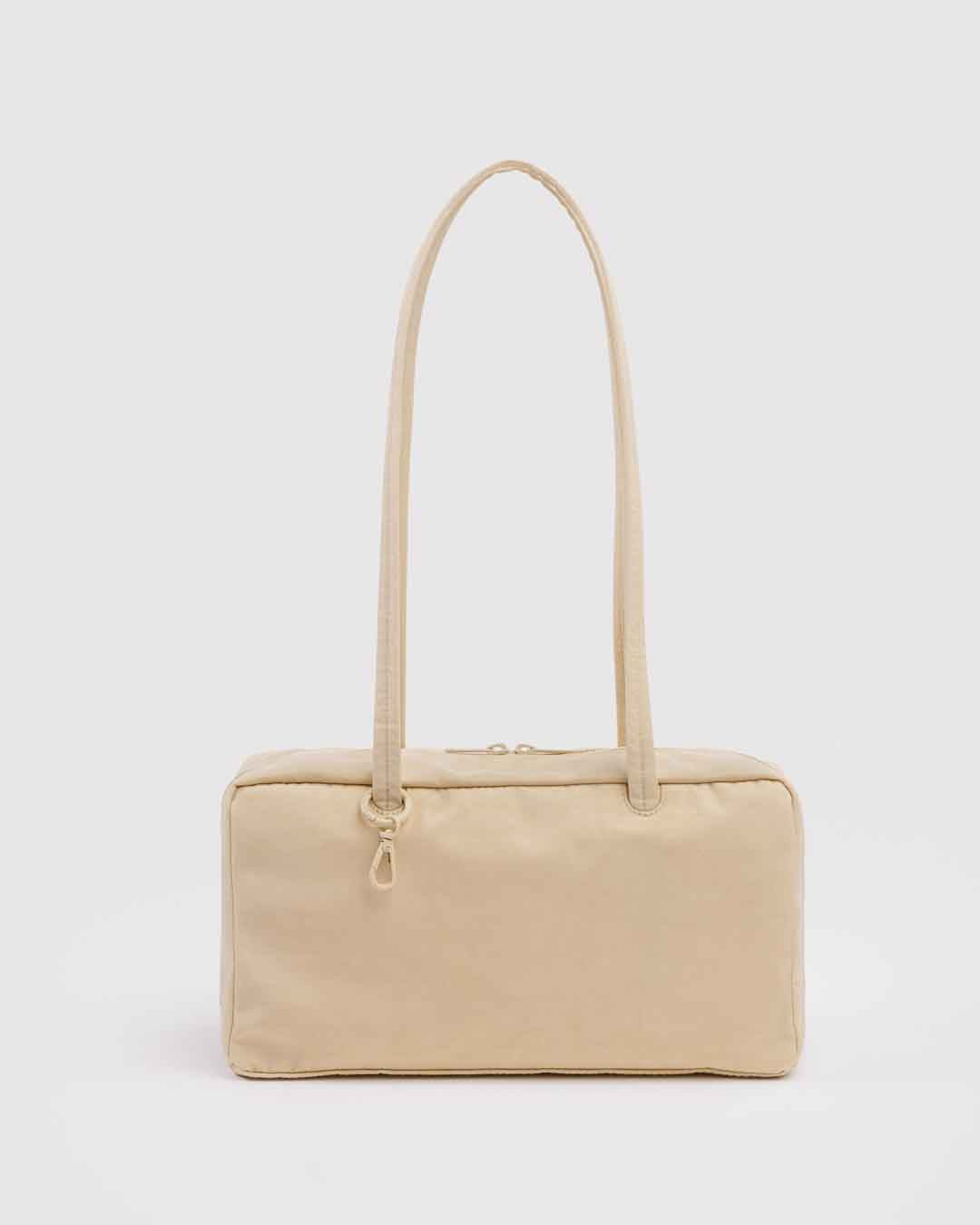 Custard Nylon Bowler Bag