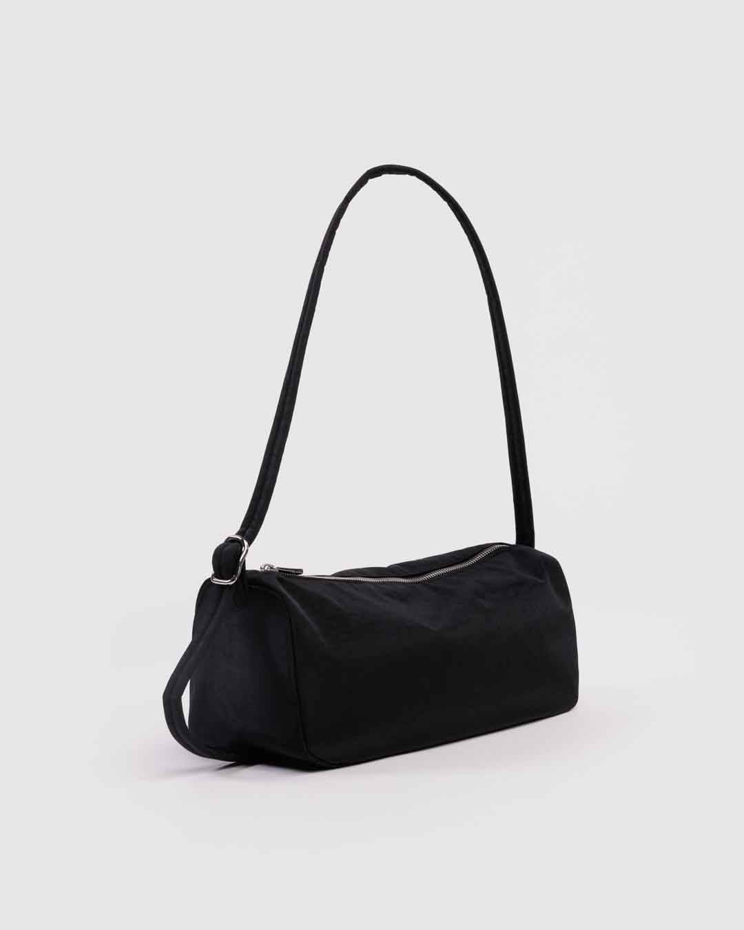 Black Nylon Loaf Bag New