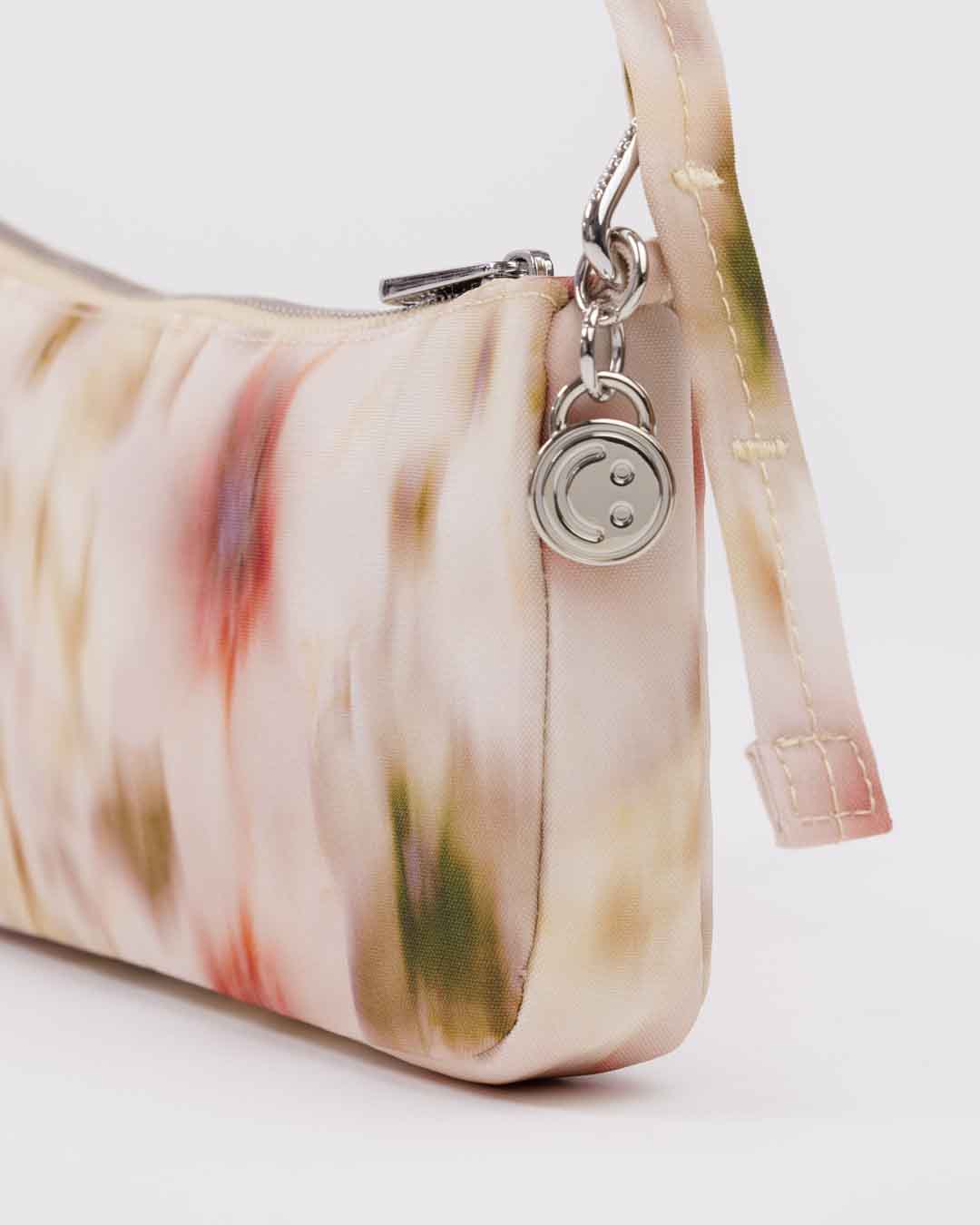 Abstract Floral Nylon Pochette